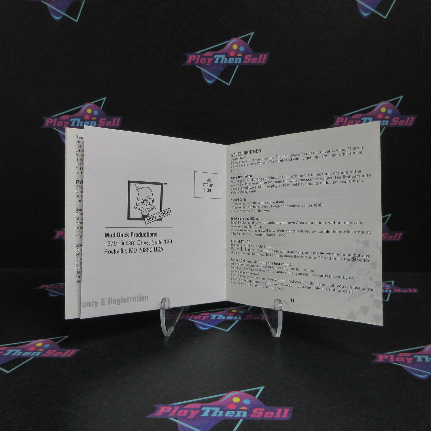 Family Card Games Fun Pack PS1 PlayStation 1 + Reg Card Complete - Refurbished