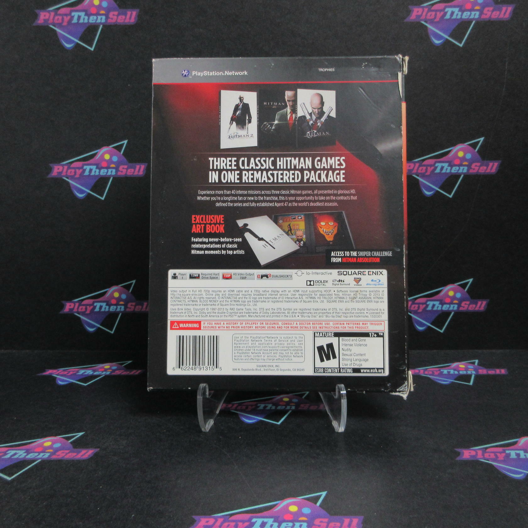 Hitman Trilogy HD Premium Edition PS3 PlayStation 3 Complete - Very Good