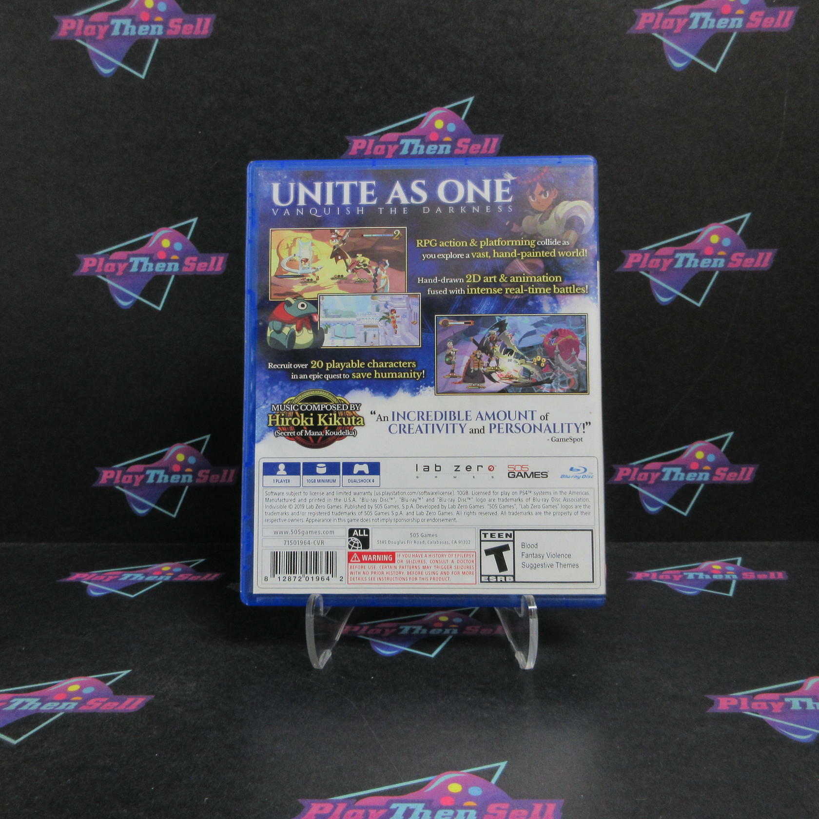 Indivisible PS4 PlayStation 4 Complete - Very Good