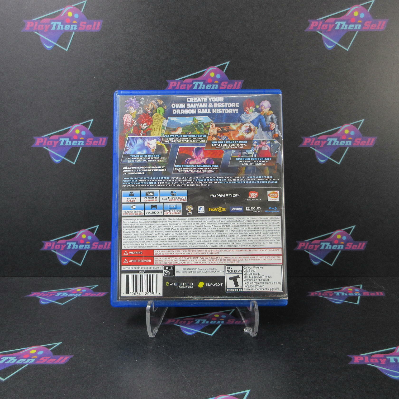 Dragon Ball Xenoverse XV PS4 PlayStation 4 Complete - Very Good