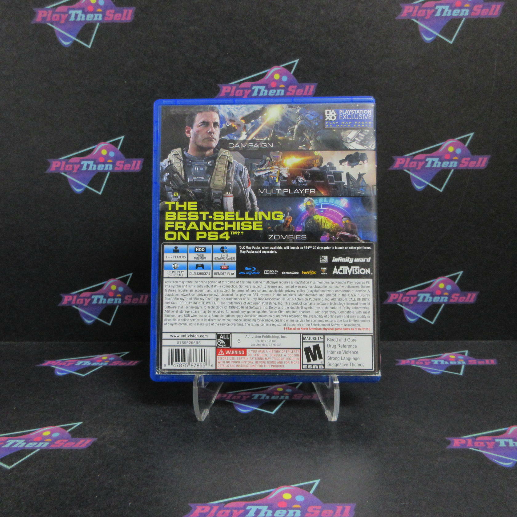 Call of Duty Infinite Warfare PS4 PlayStation 4 Complete - Very Good