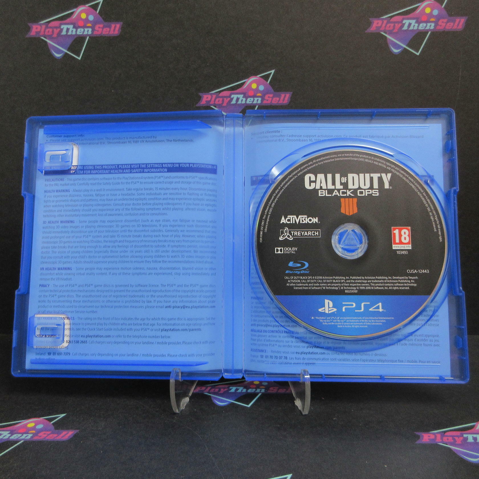 Call of Duty Black Ops 4 PS4 PlayStation 4 PAL Complete - Very Good