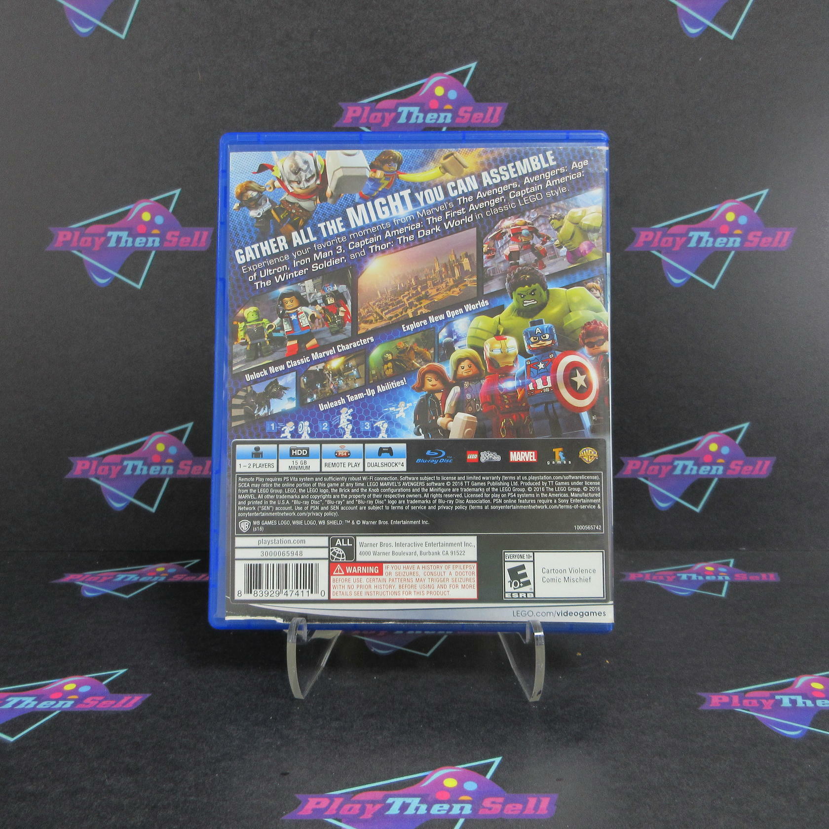 LEGO Marvel's Avengers PS4 PlayStation 4 Complete - Very Good