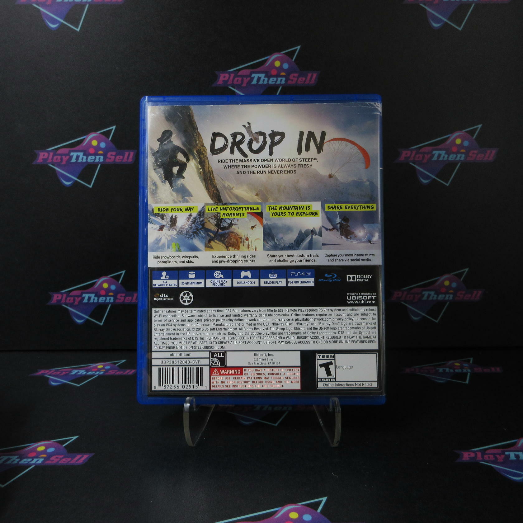 Steep PS4 PlayStation 4 Complete - Very Good