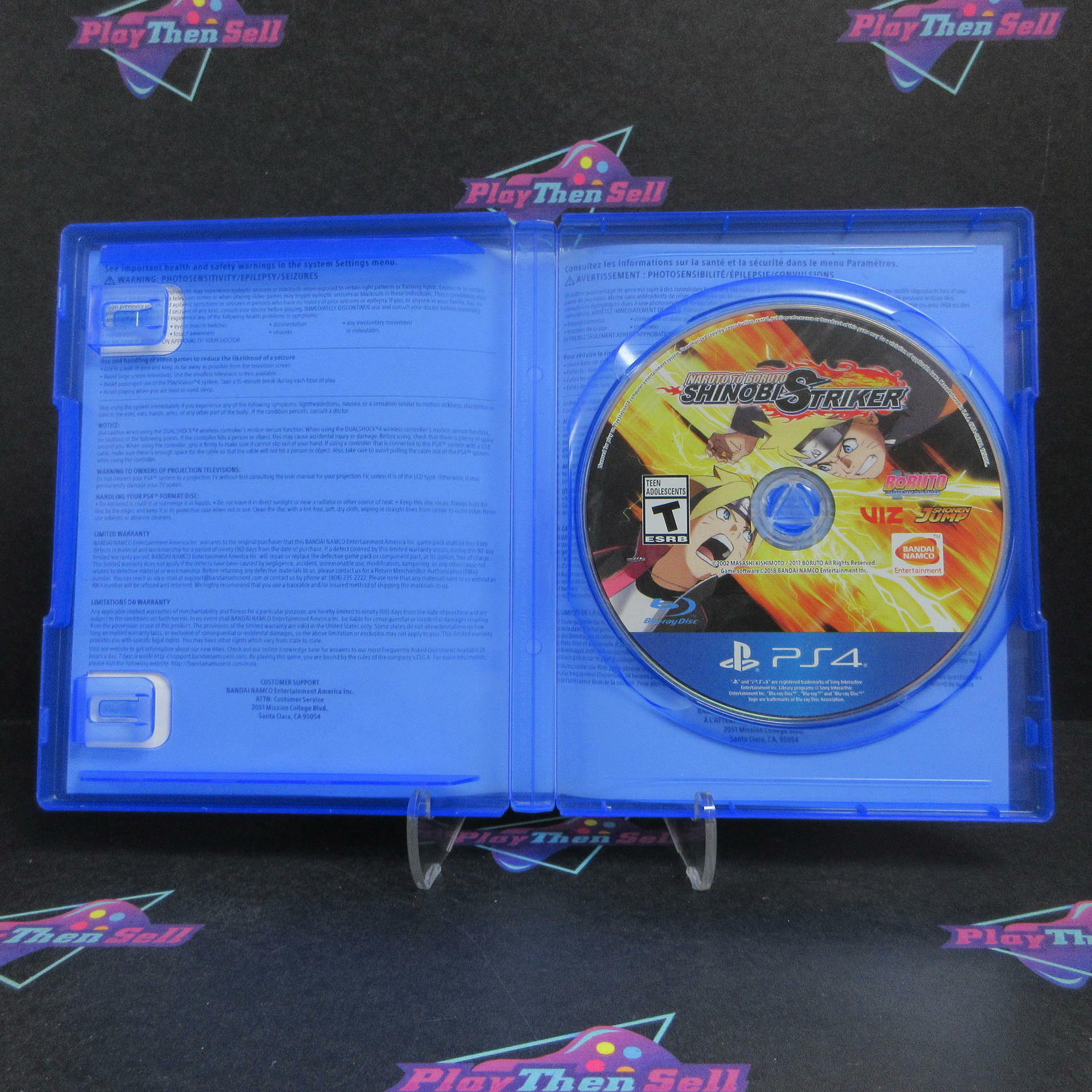 Naruto to Boruto Shinobi Striker PS4 PlayStation 4 Complete - Very Good