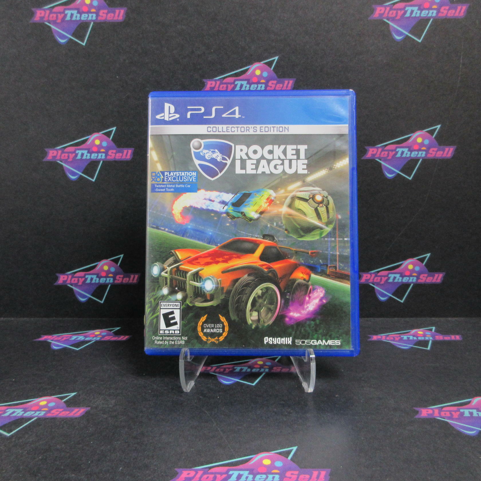 Rocket League Collector's Edition PS4 PlayStation 4 + Art Print CIB - Very Good