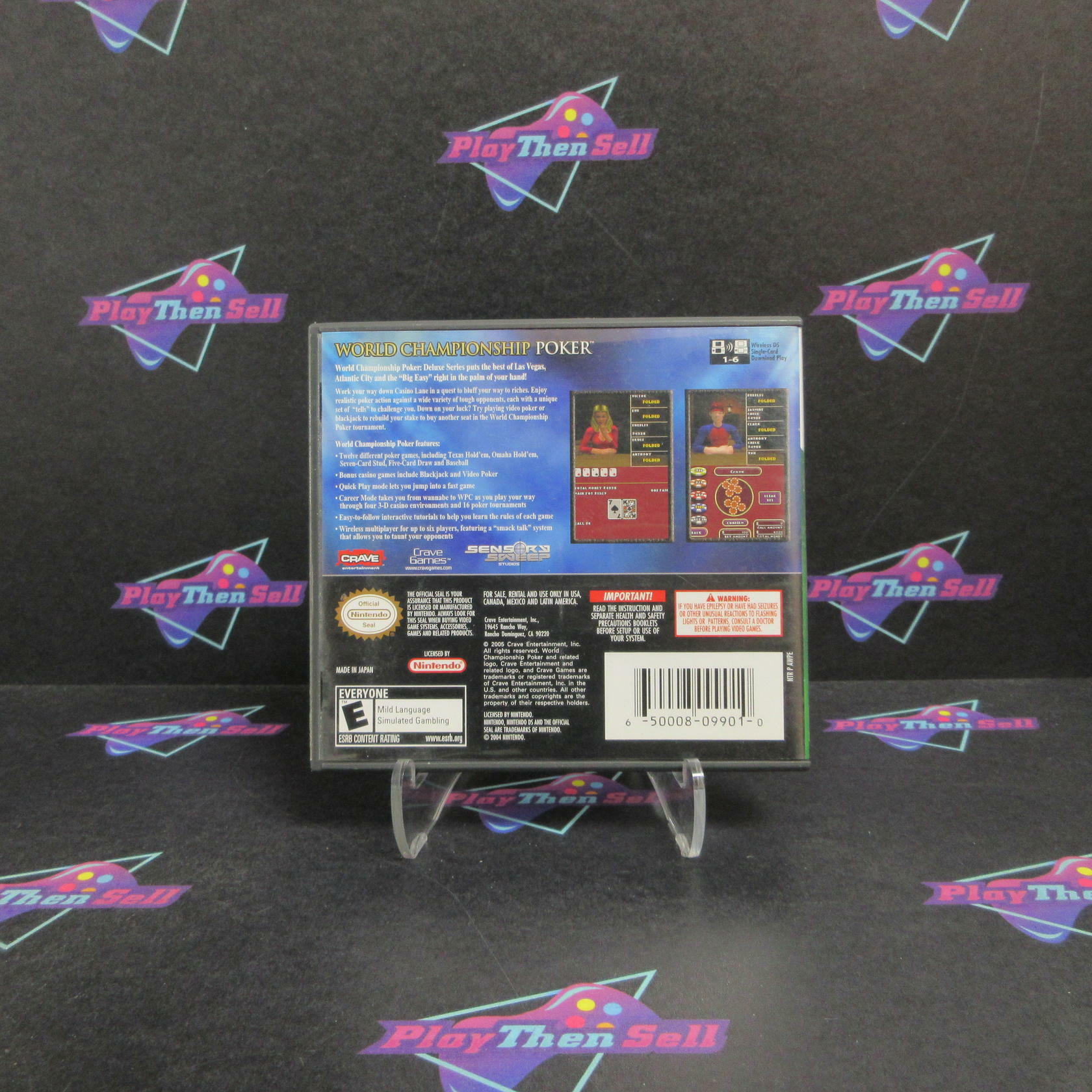 World Championship Poker Deluxe Series Nintendo DS Complete - Refurbished