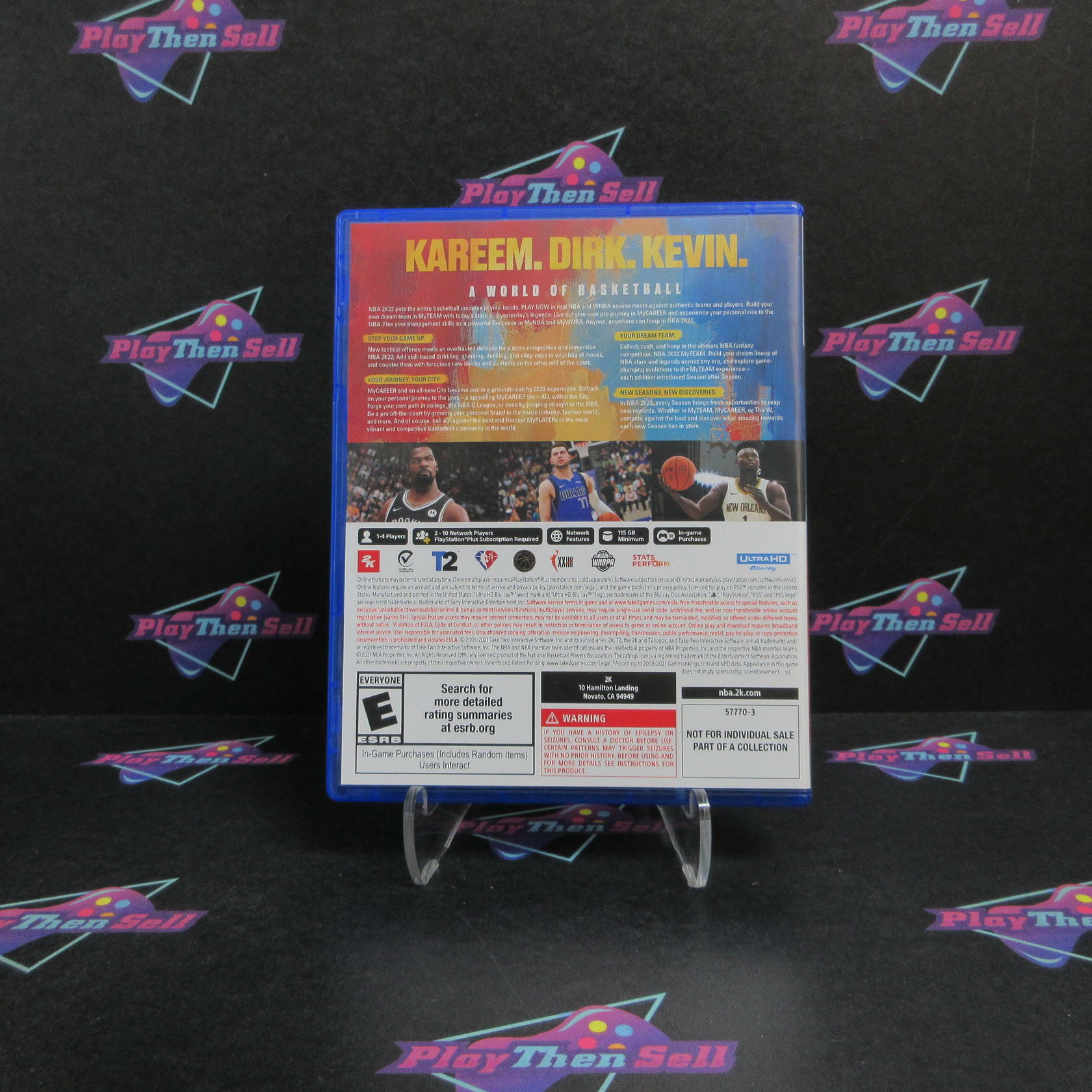 NBA 2K22 75th Anniversary Edition PS5 PlayStation 5 +Sleeve Complete - Refurbished