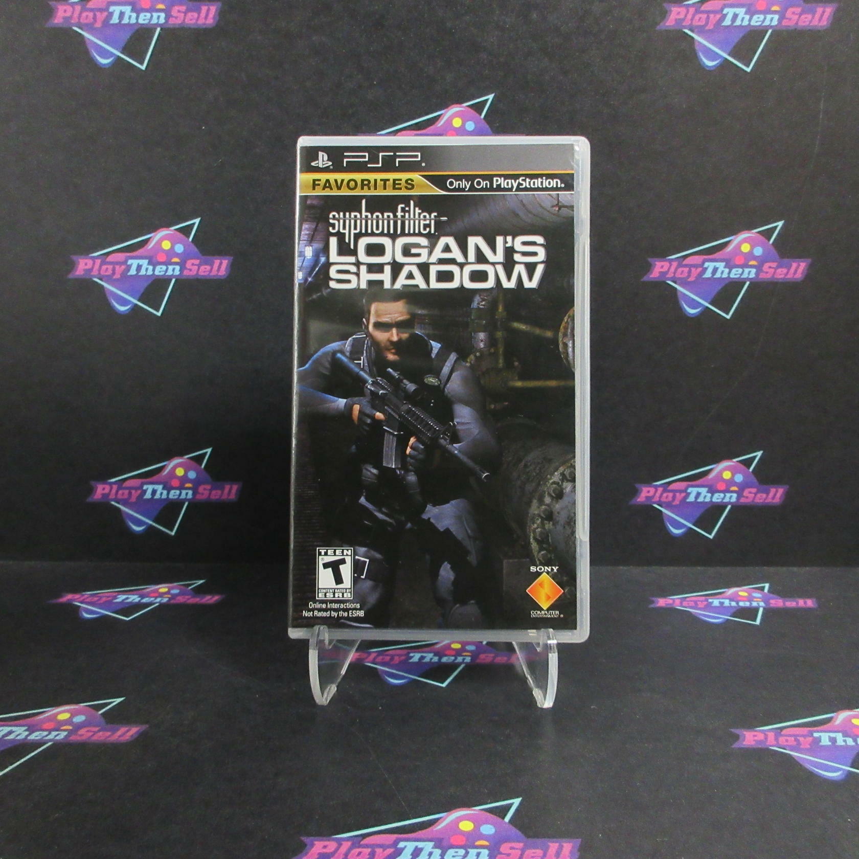 Syphon Filter Logan's Shadow Sony PSP Favorites Complete - Refurbished