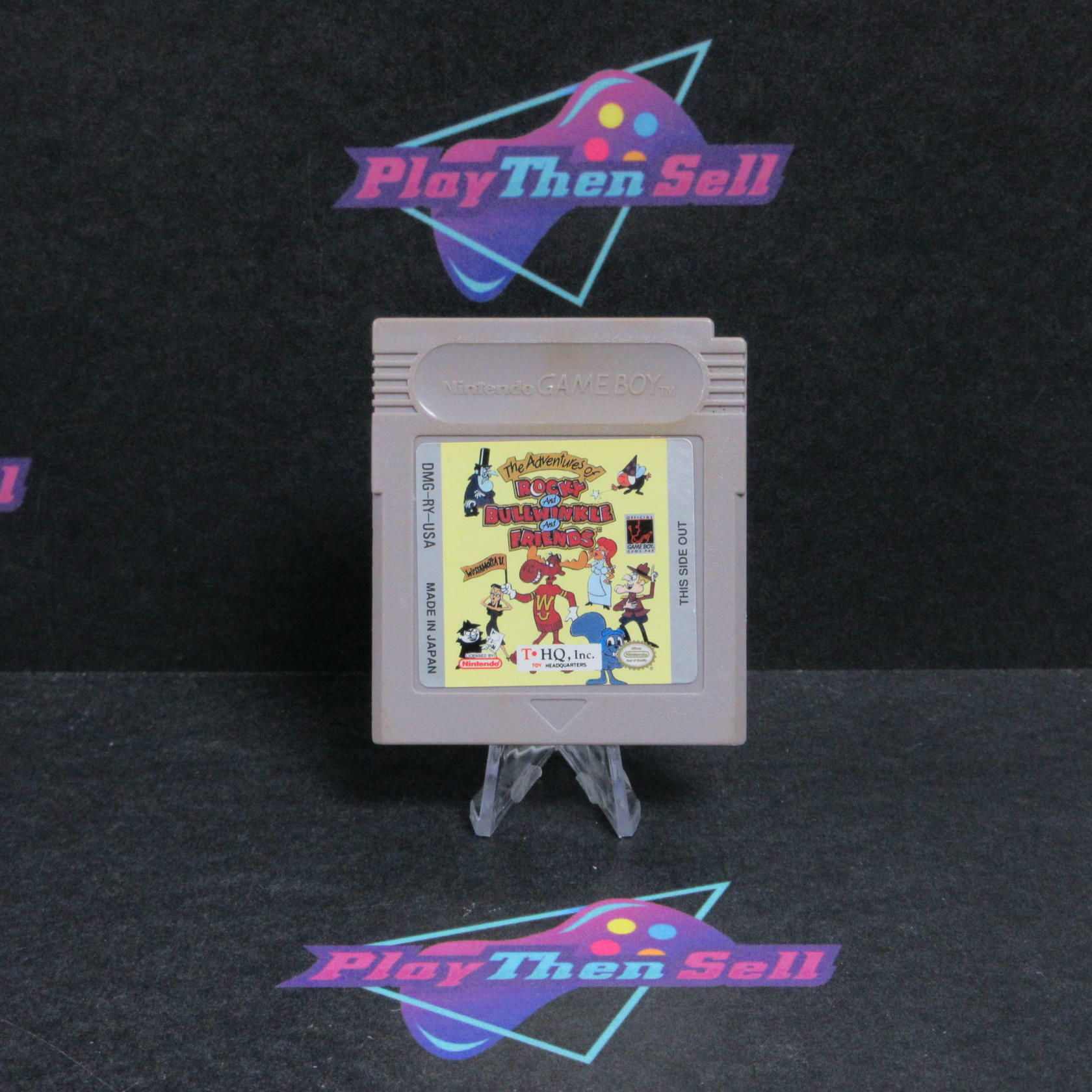 Adventures of Rocky & Bullwinkle & Friends GameBoy Cartridge/Tested - Very Good