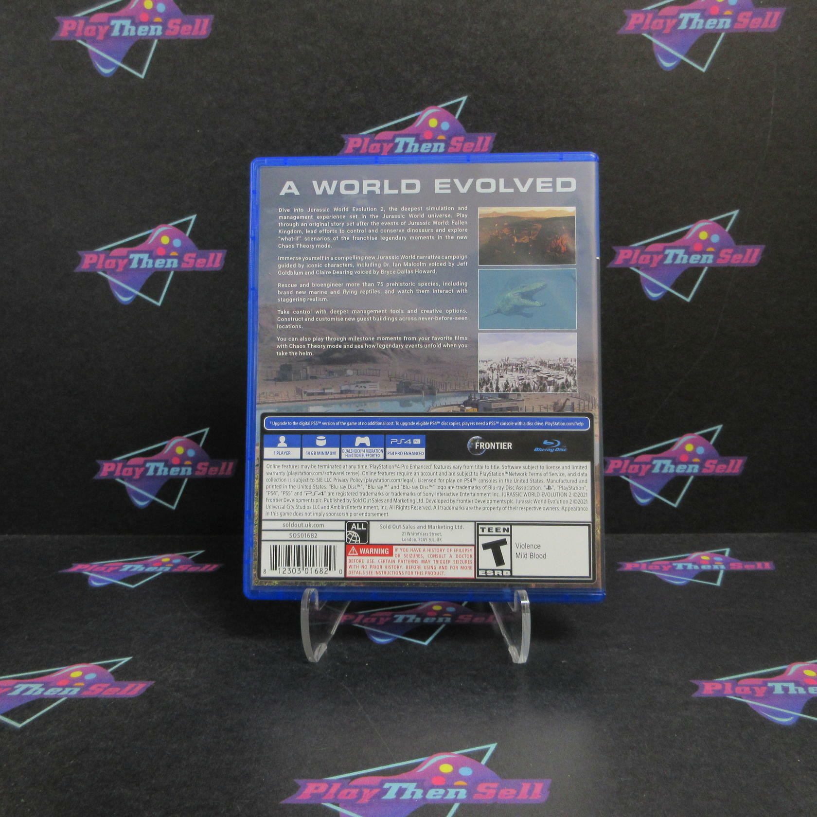 Jurassic World Evolution 2 PS4 PlayStation 4 Complete - Refurbished