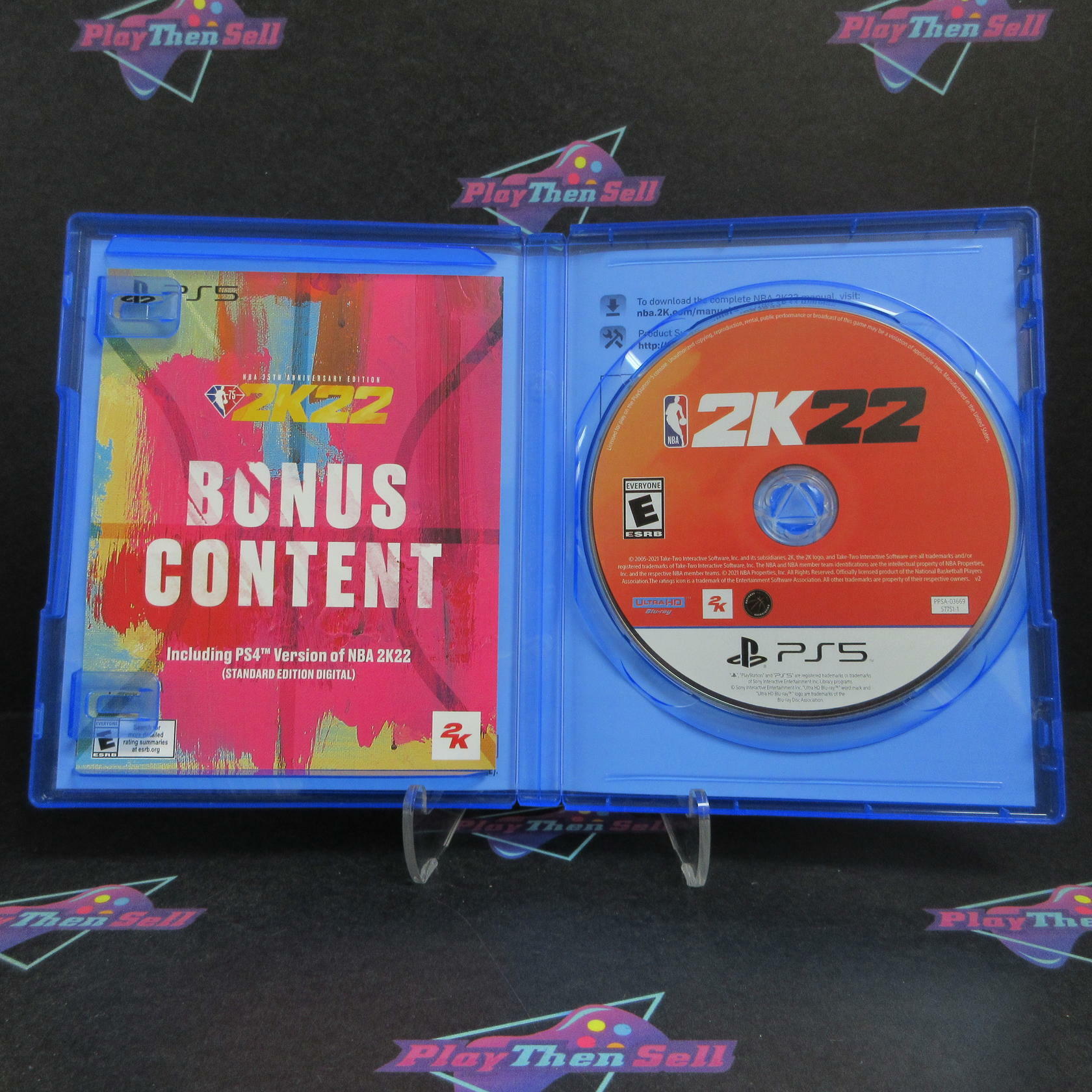 NBA 2K22 75th Anniversary Edition PS5 PlayStation 5 +Sleeve Complete - Refurbished