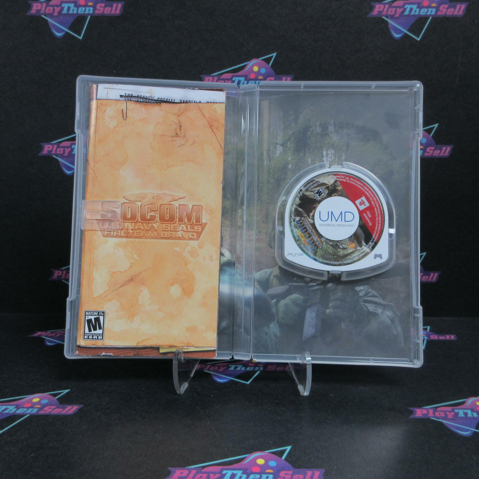 SOCOM Fireteam Bravo Sony PSP GH + Reg Card Complete - Refurbished