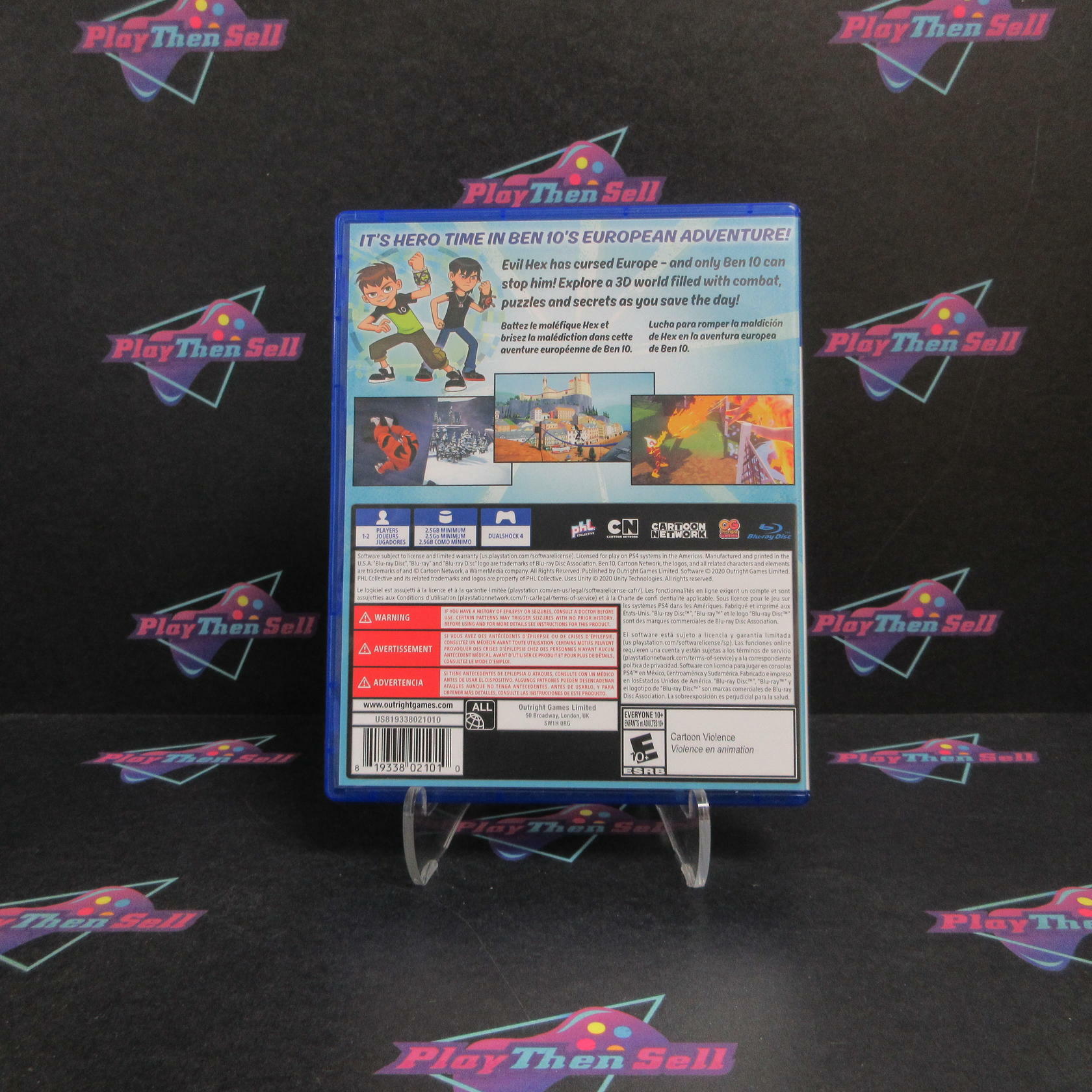 Ben 10 Power Trip PS4 PlayStation 4 Complete - Refurbished