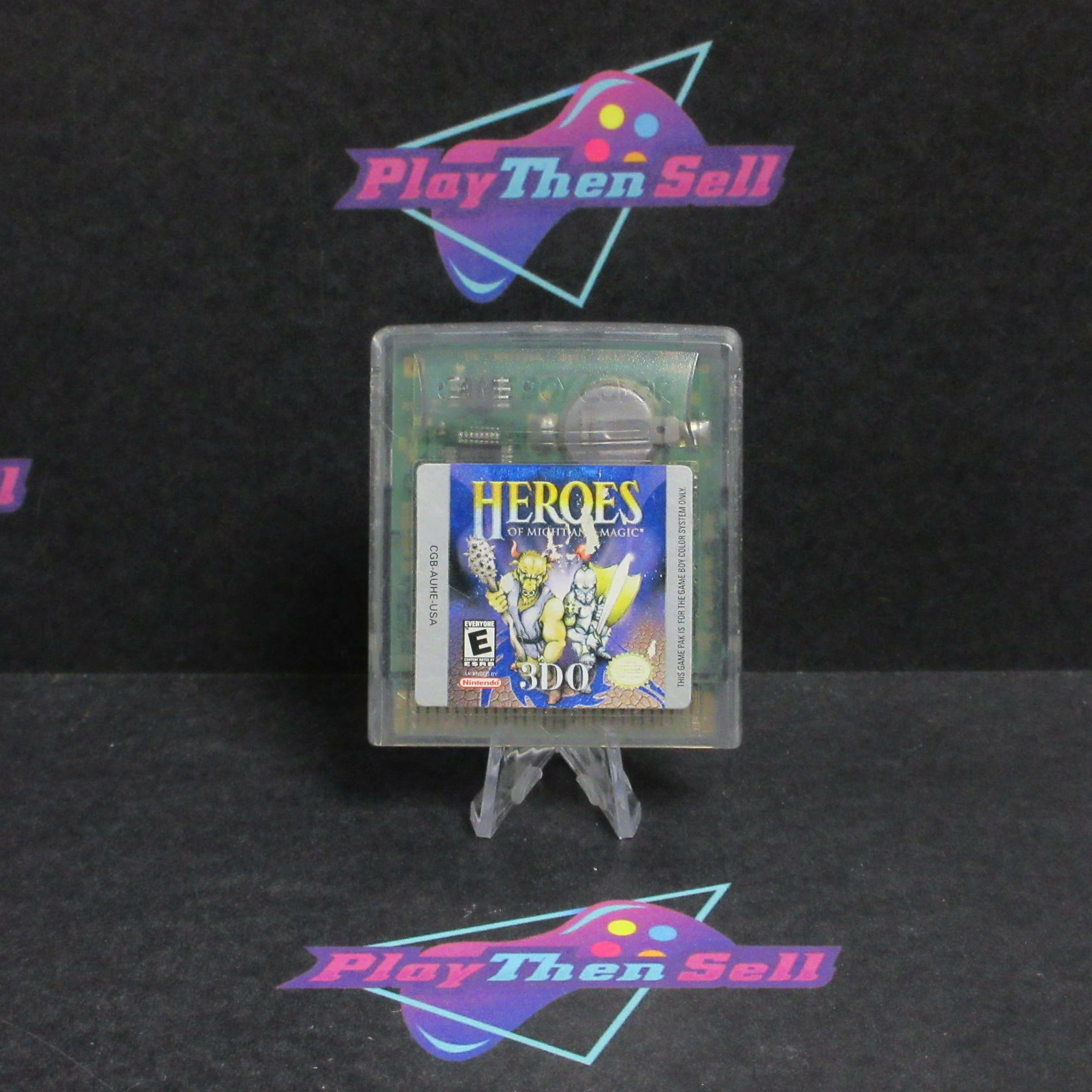 Heroes Of Might And Magic Nintendo GameBoy Color Cartridge / Tested - Very Good