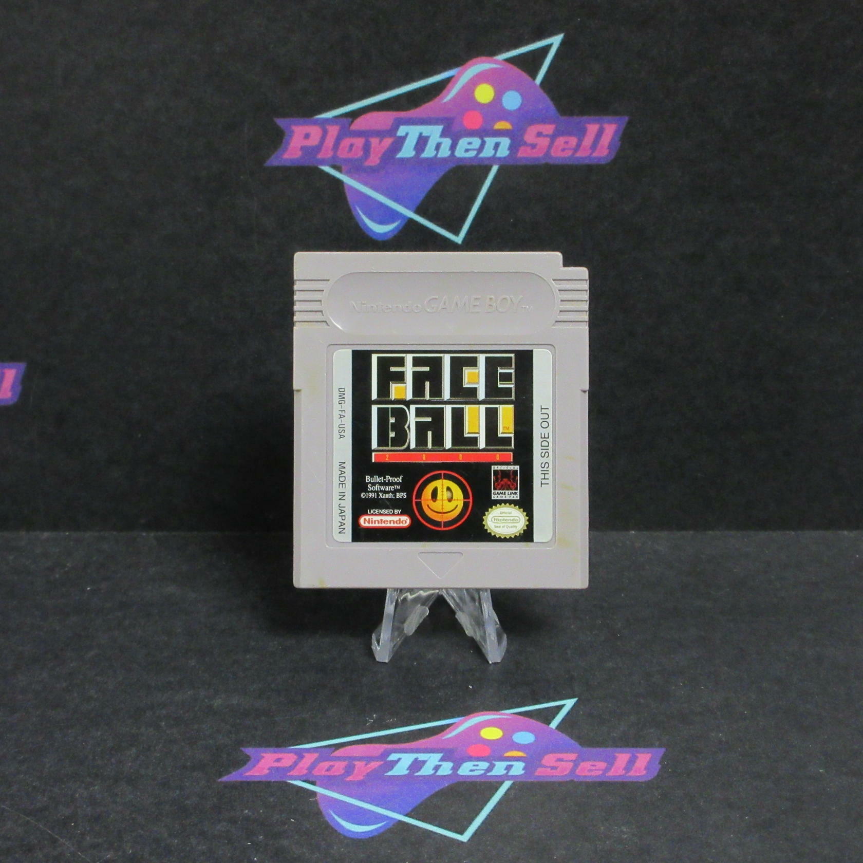 Faceball 2000 Nintendo GameBoy Cartridge / Tested - Very Good