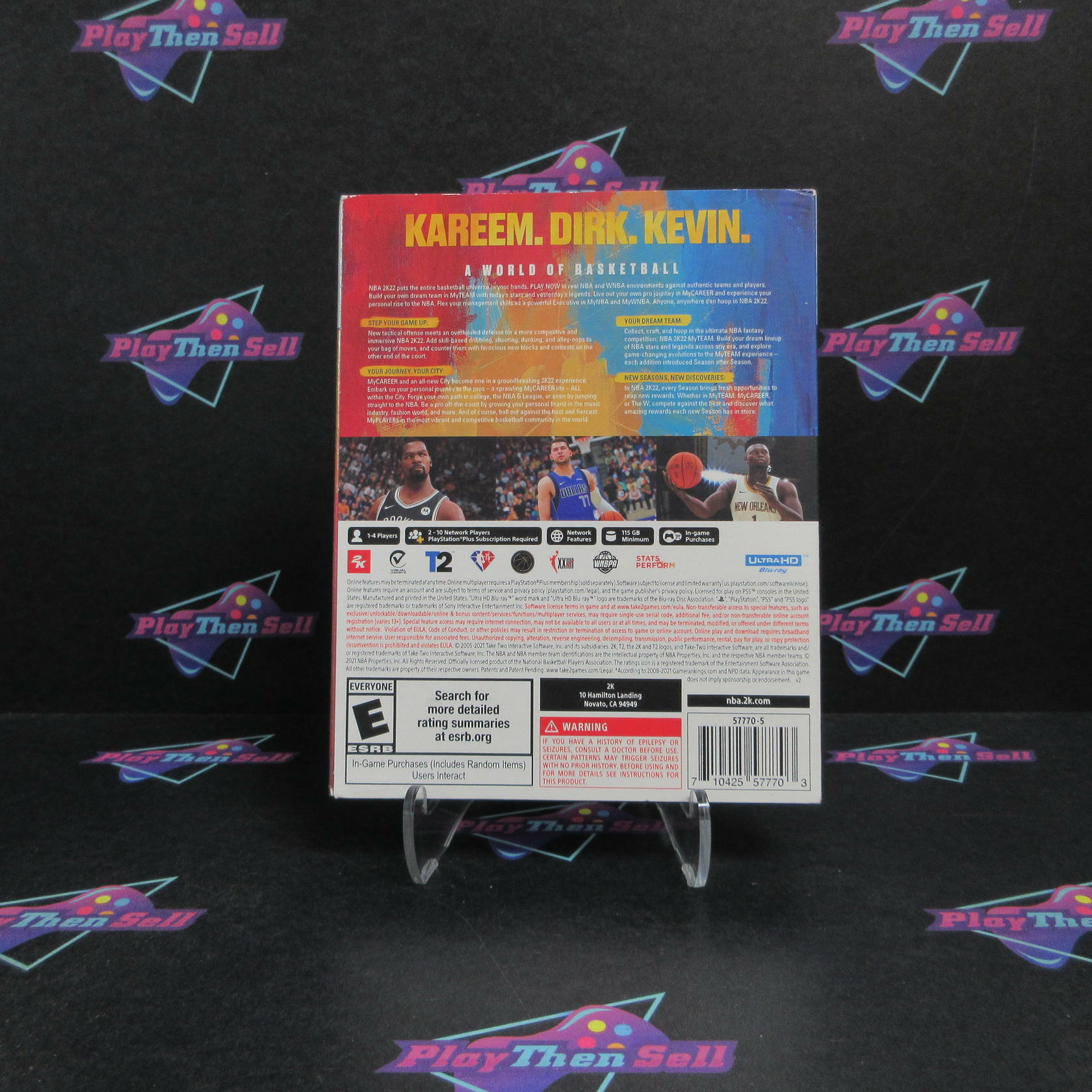 NBA 2K22 75th Anniversary Edition PS5 PlayStation 5 +Sleeve Complete - Refurbished