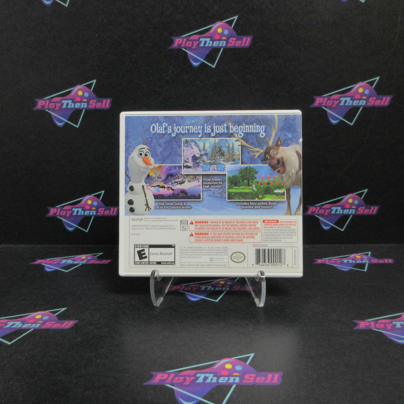 Frozen Olaf's Quest Nintendo 3DS Complete - Very Good