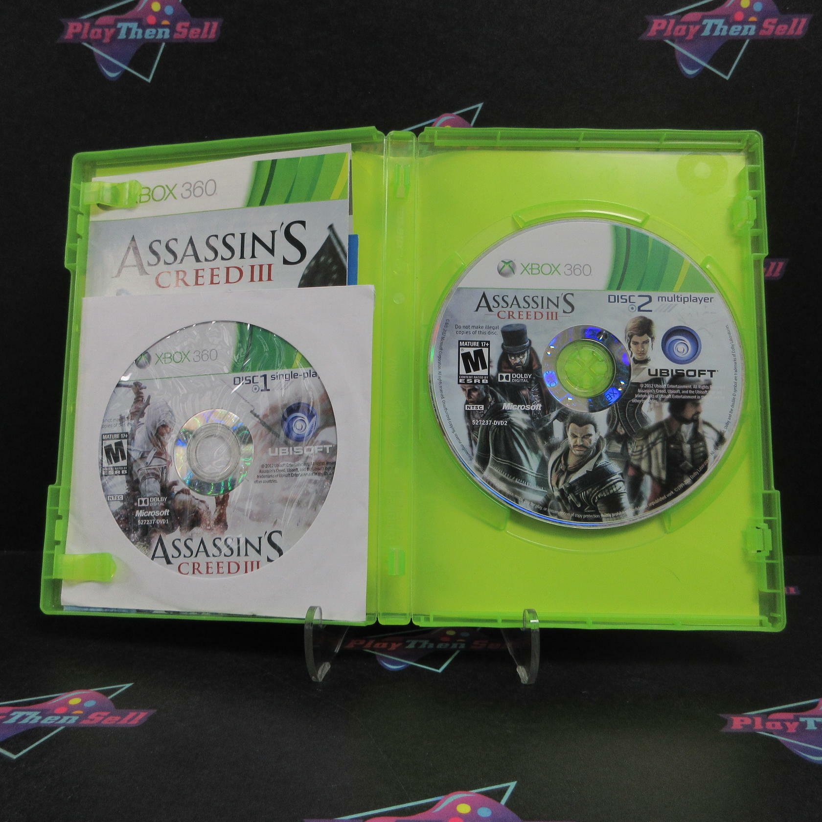 Assassin's Creed III GameStop Edition Xbox 360 Complete - Very Good
