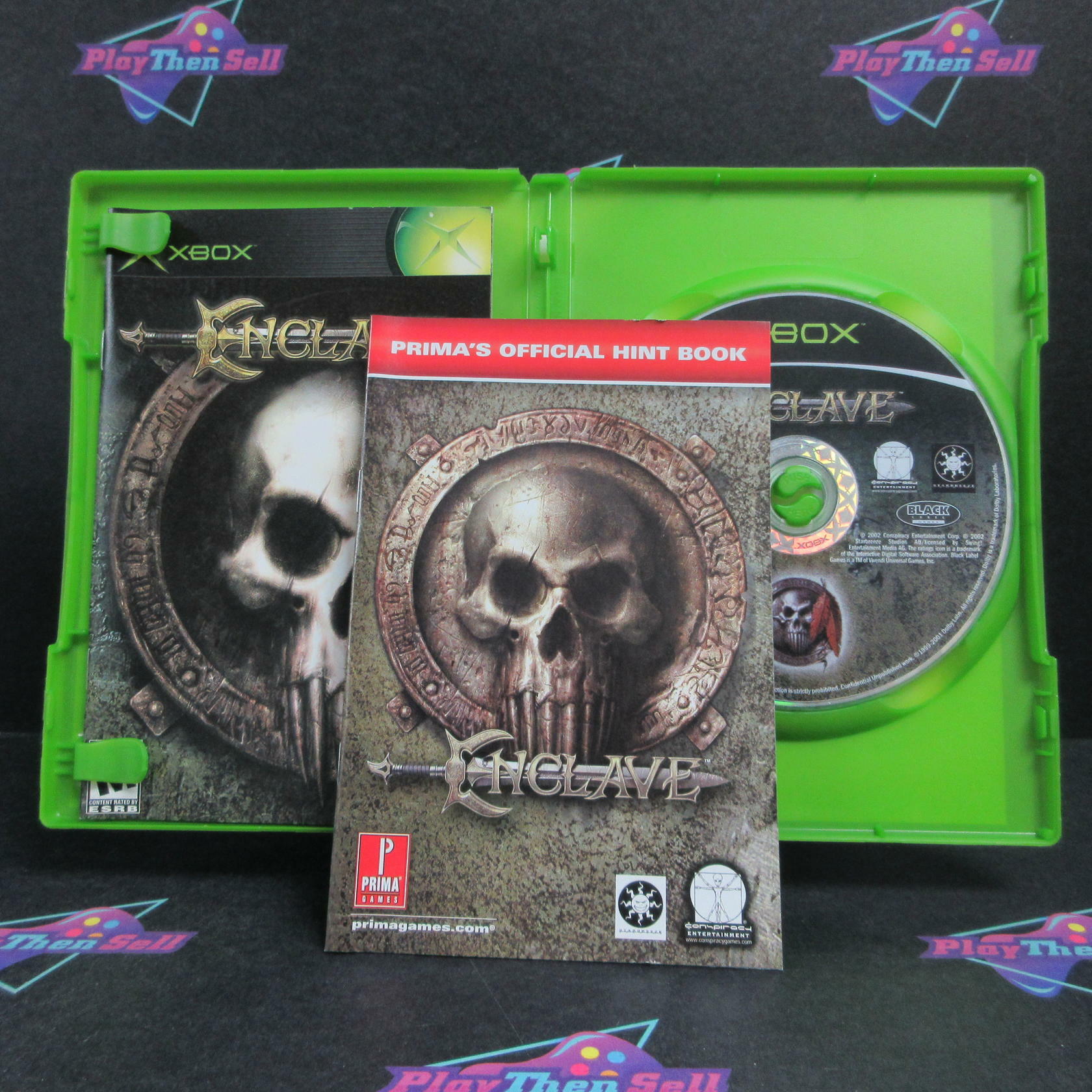 Enclave Xbox + Reg Card / Hint Book Complete - Refurbished