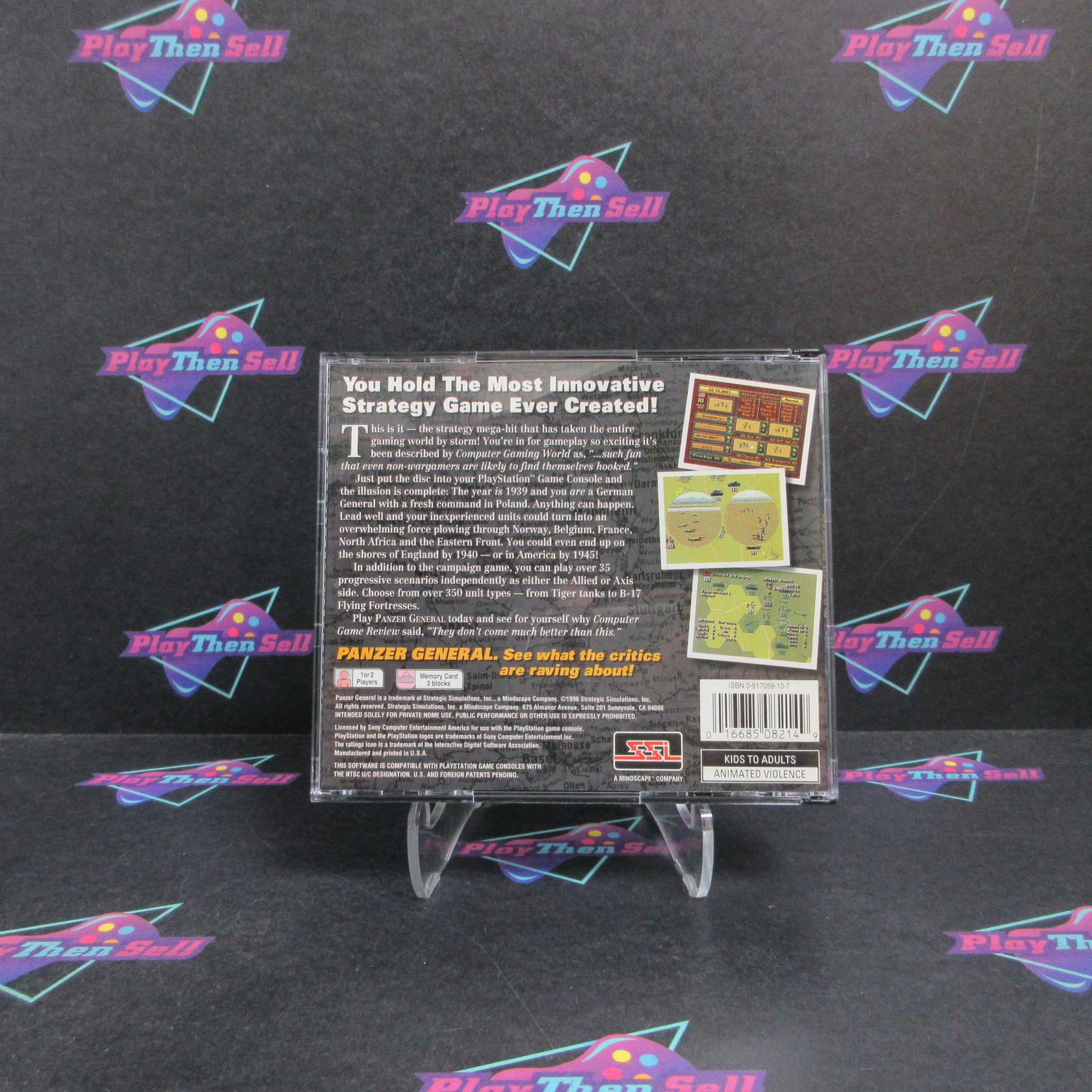 Panzer General PS1 PlayStation 1 Complete - Refurbished