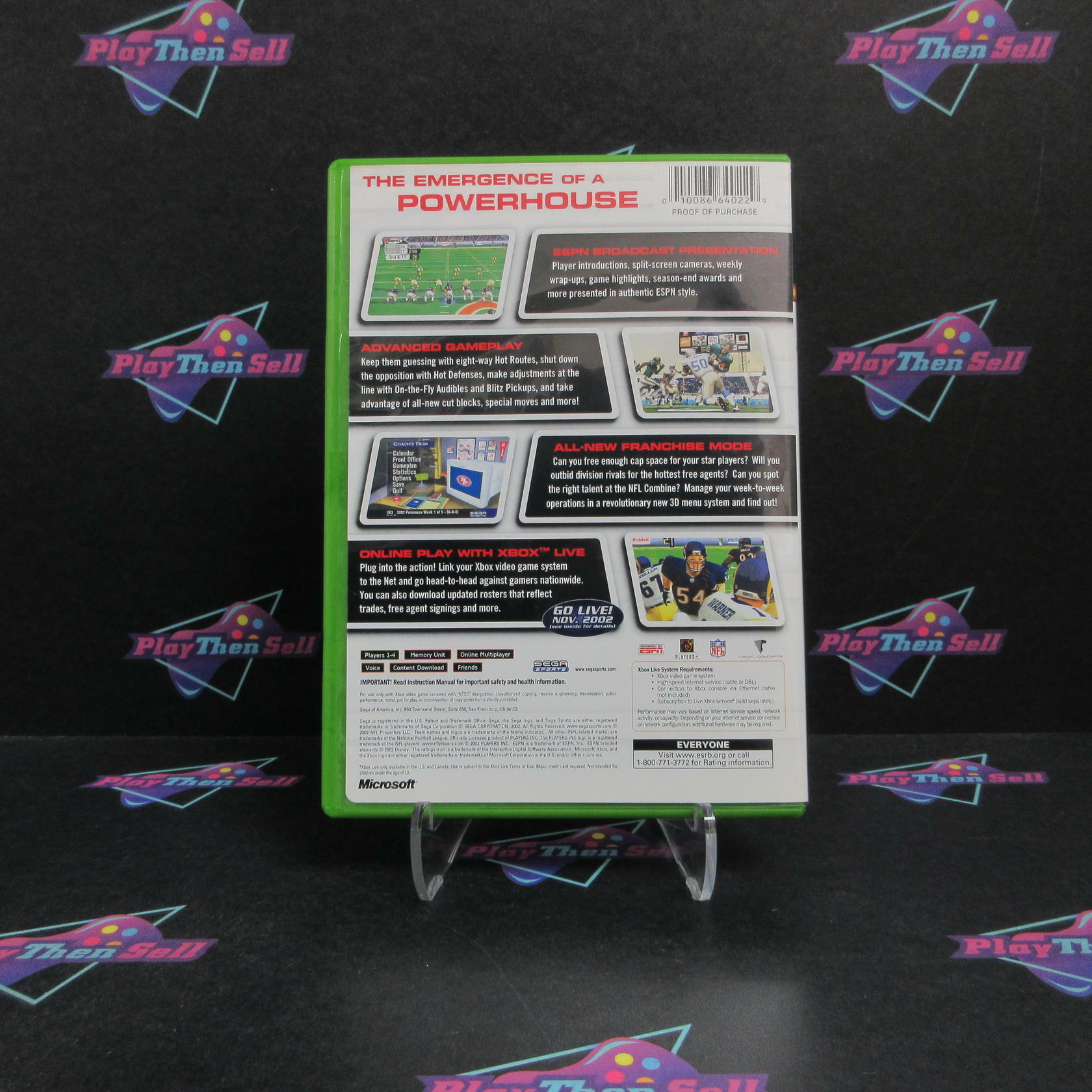 NFL 2K3 Xbox Complete - Refurbished