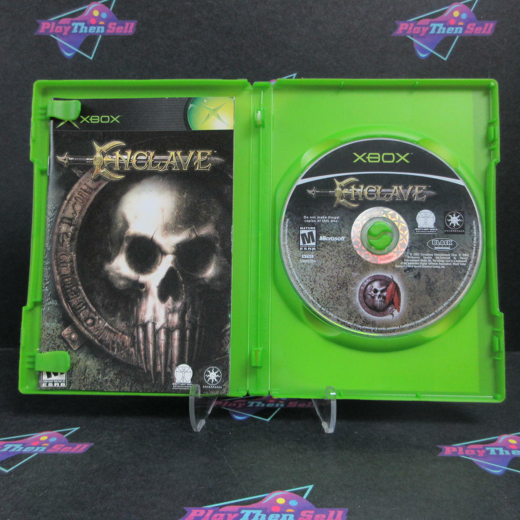 Enclave Xbox + Reg Card / Hint Book Complete - Refurbished