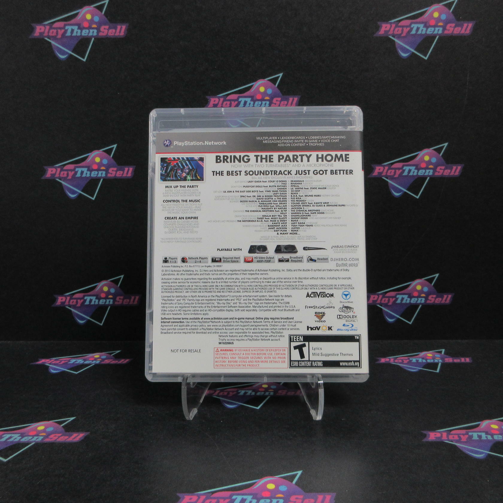 DJ Hero 2 PS3 PlayStation 3 Complete - Refurbished