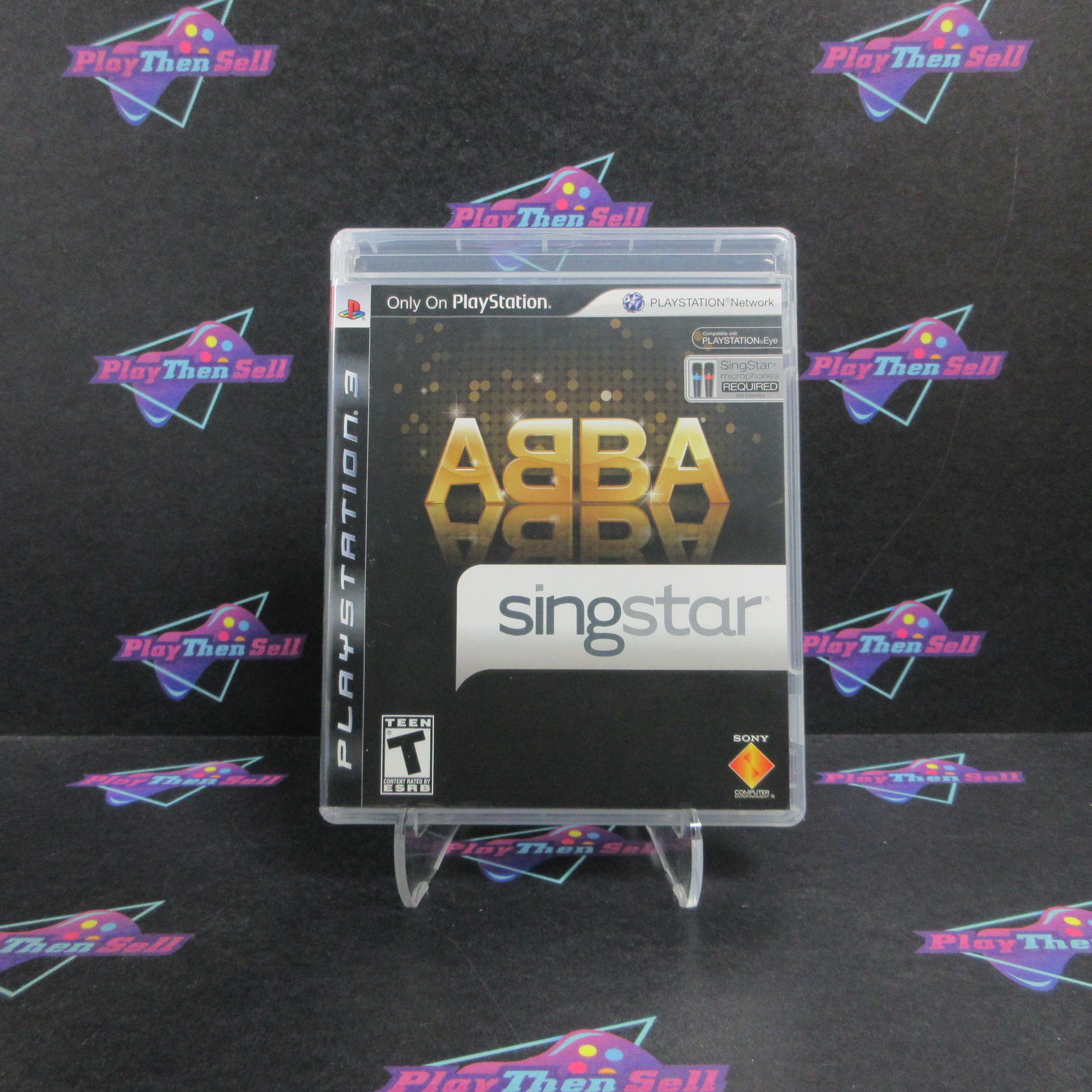 SingStar ABBA PS3 PlayStation 3 Software Only + Reg Card Complete - Refurbished