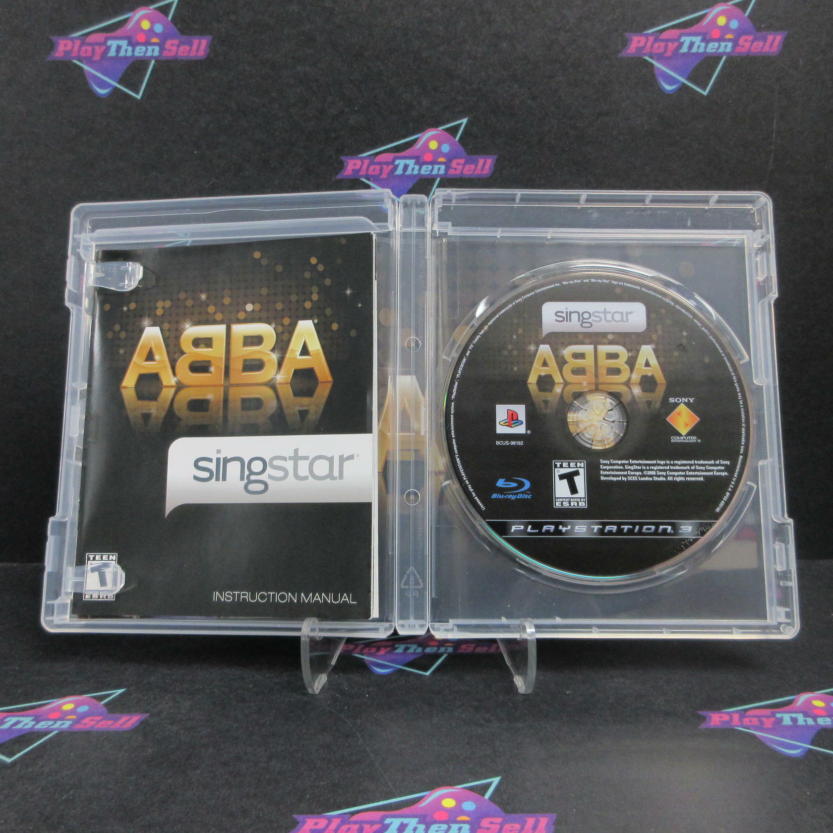 SingStar ABBA PS3 PlayStation 3 Software Only + Reg Card Complete - Excellent