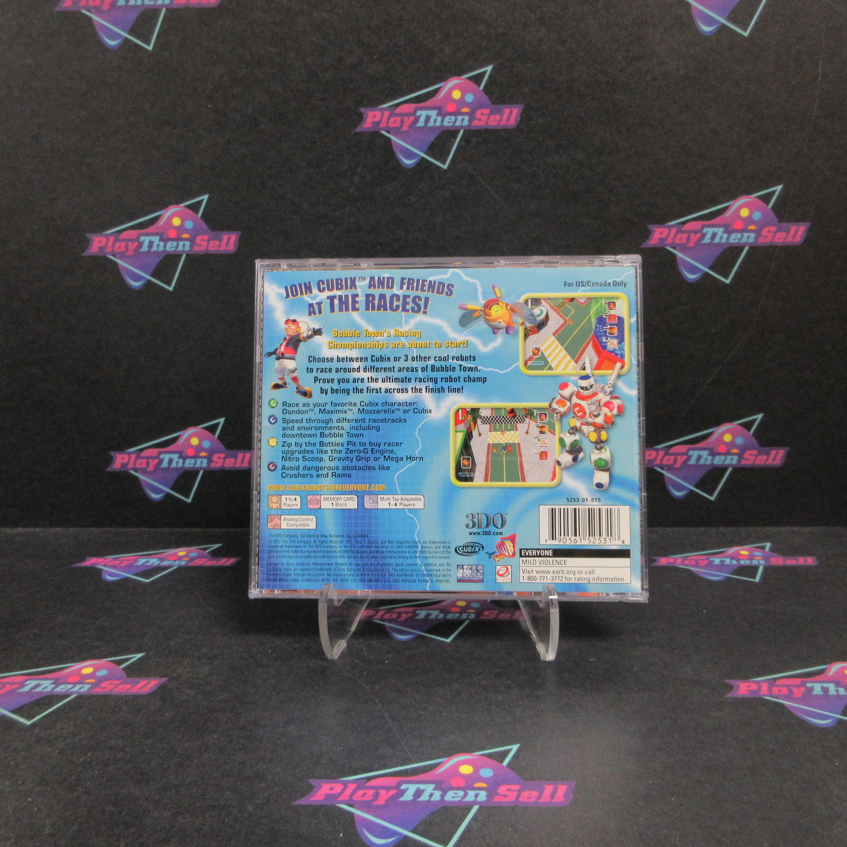 Cubix Robots for Everyone Race 'N Robots PS1 PlayStation 1 Complete - Refurbished