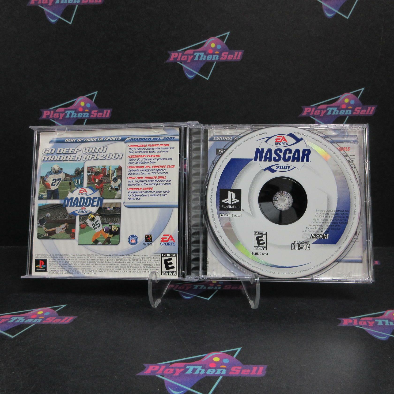 NASCAR 2001 PS1 PlayStation 1 Complete - Refurbished