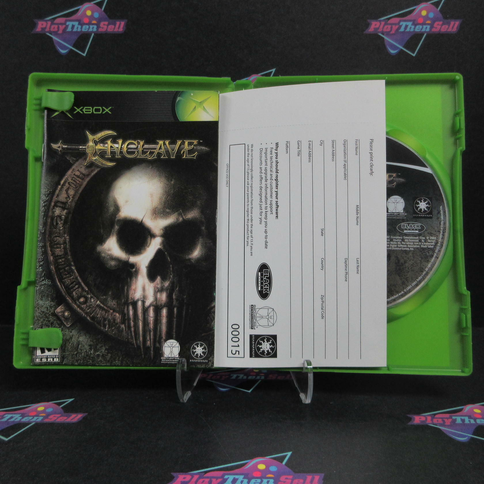 Enclave Xbox + Reg Card / Hint Book Complete - Refurbished