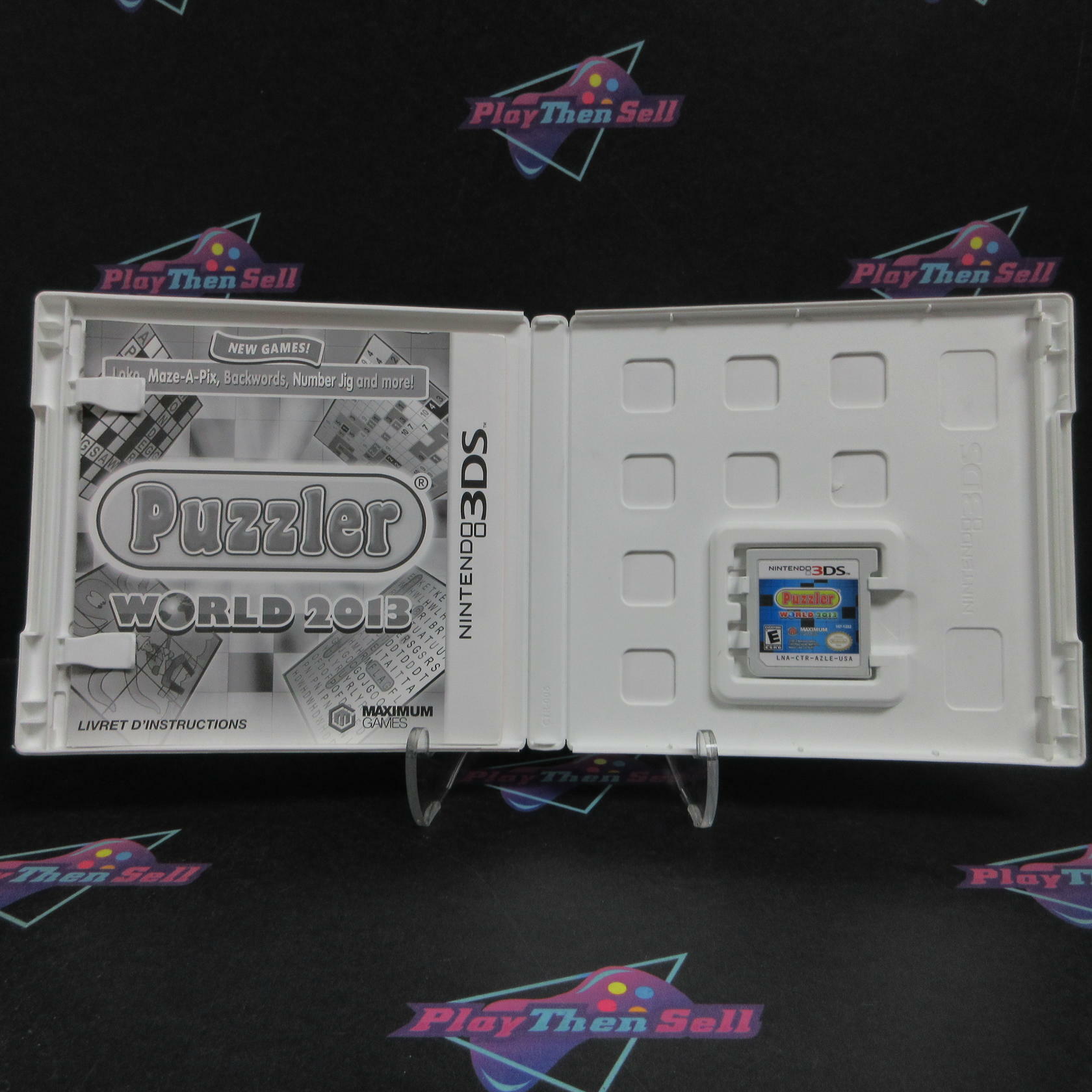 Puzzler World 2013 Nintendo 3DS Complete - Very Good