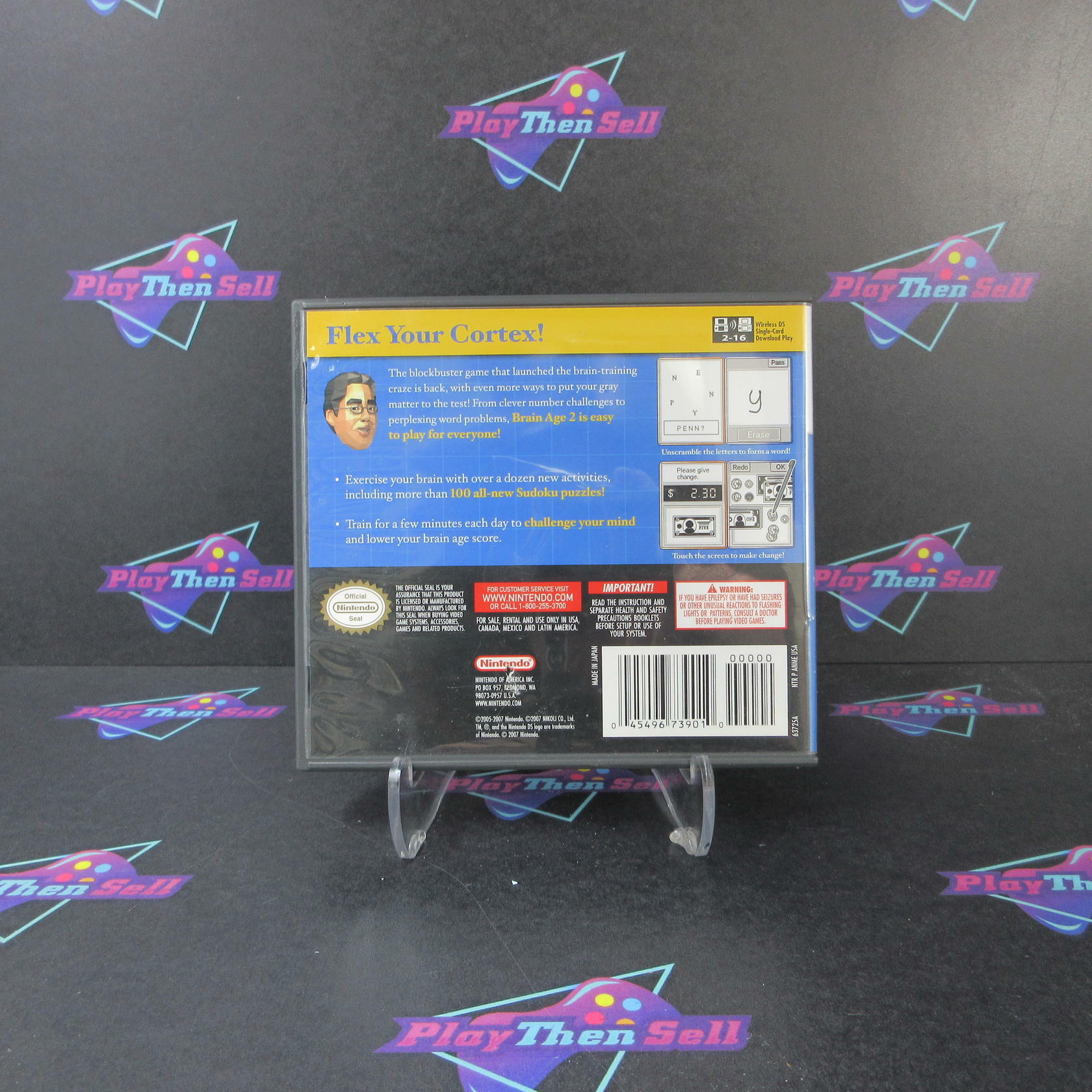 Brain Age 2 More Training in Minutes a Day Nintendo DS Complete - Very Good