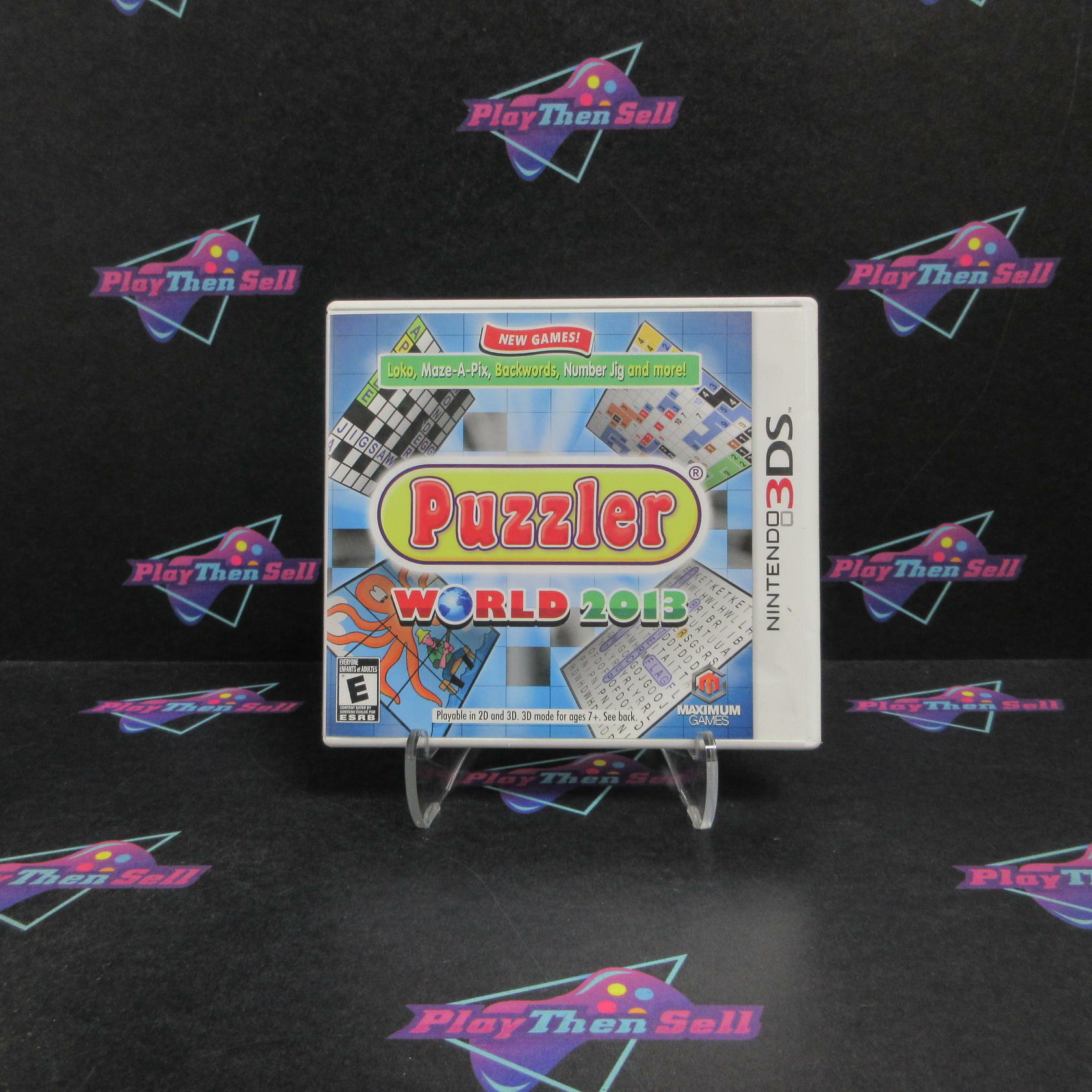 Puzzler World 2013 Nintendo 3DS Complete - Very Good