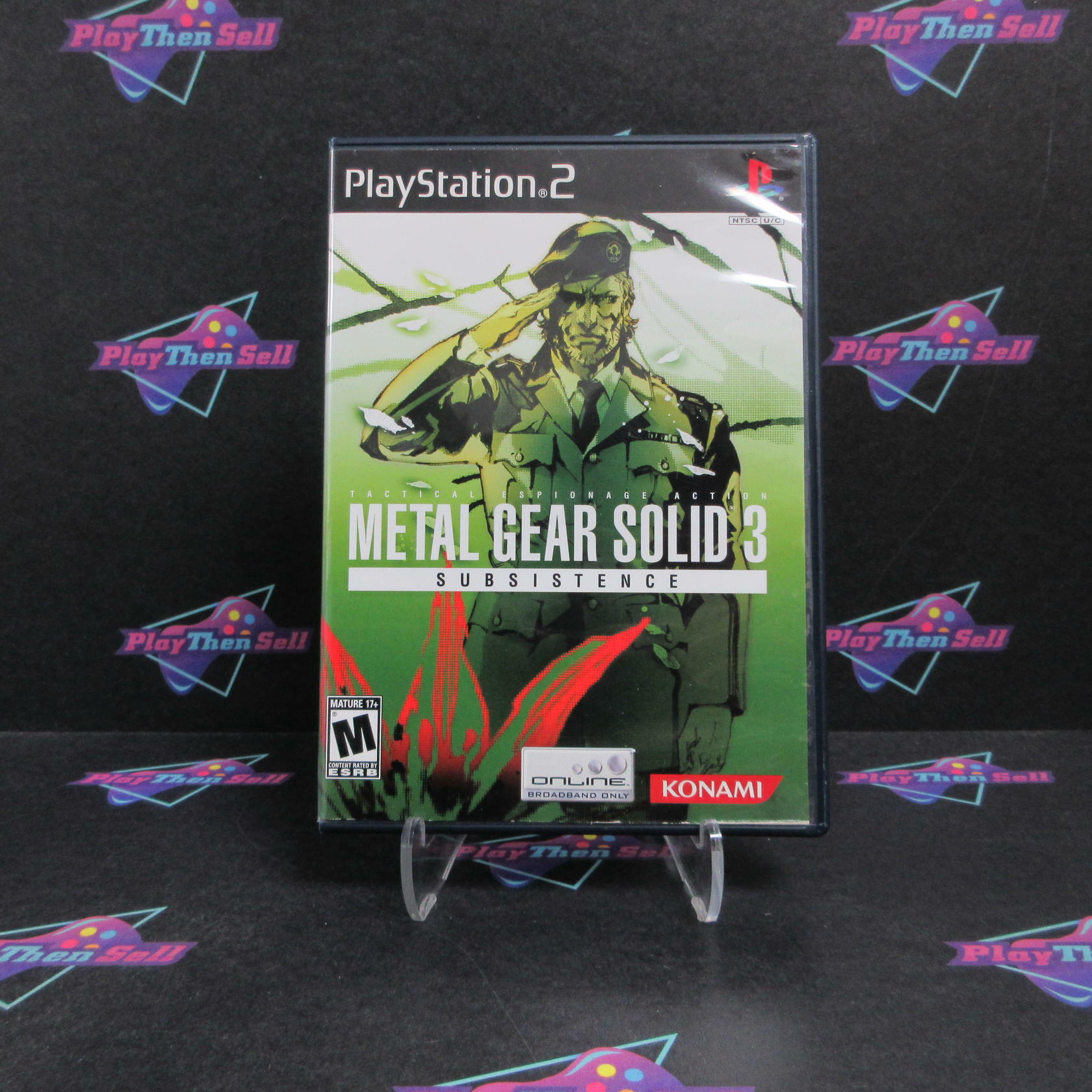Metal Gear Solid 3 Subsistence PS2 PlayStation 2 Complete - Refurbished