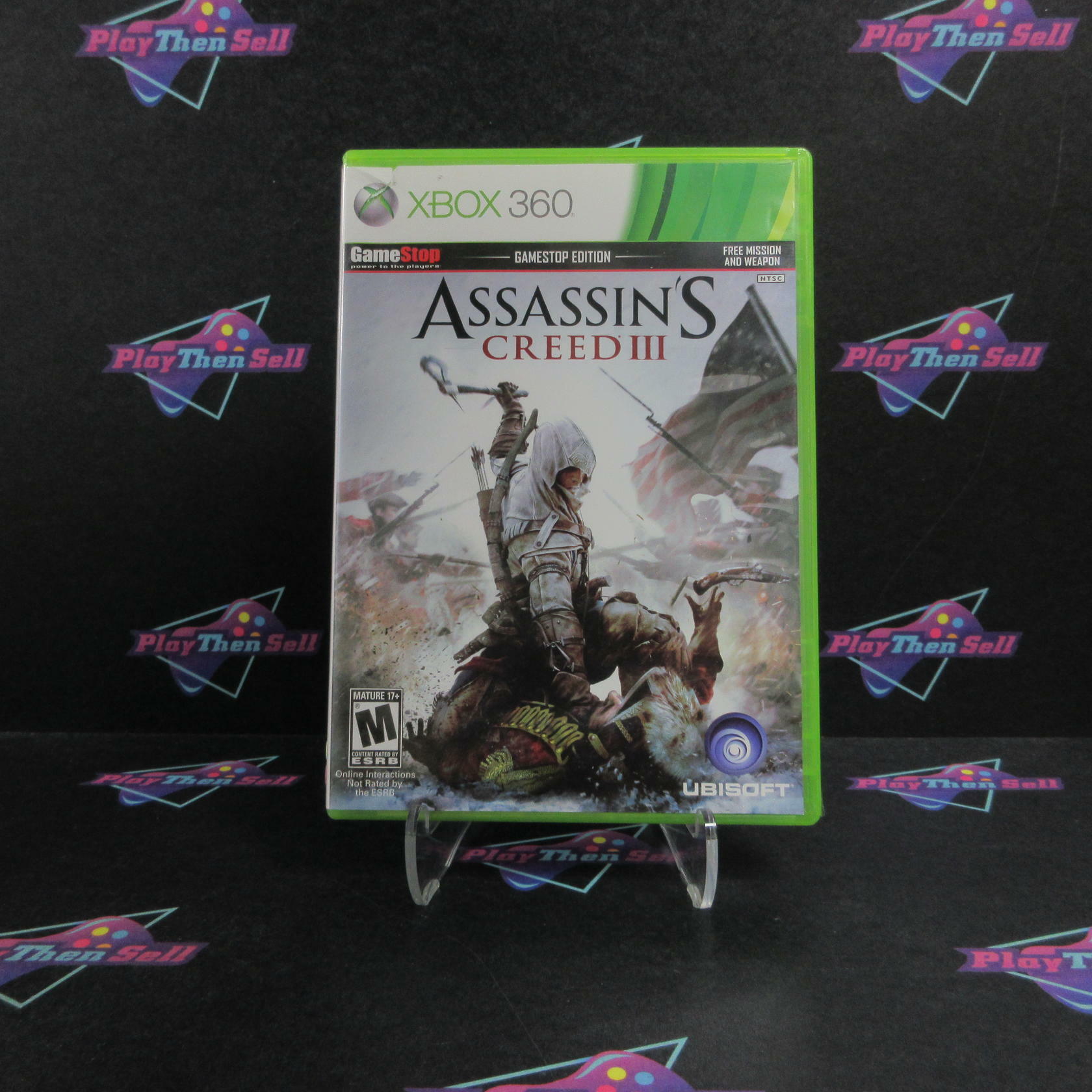 Assassin's Creed III GameStop Edition Xbox 360 Complete - Very Good