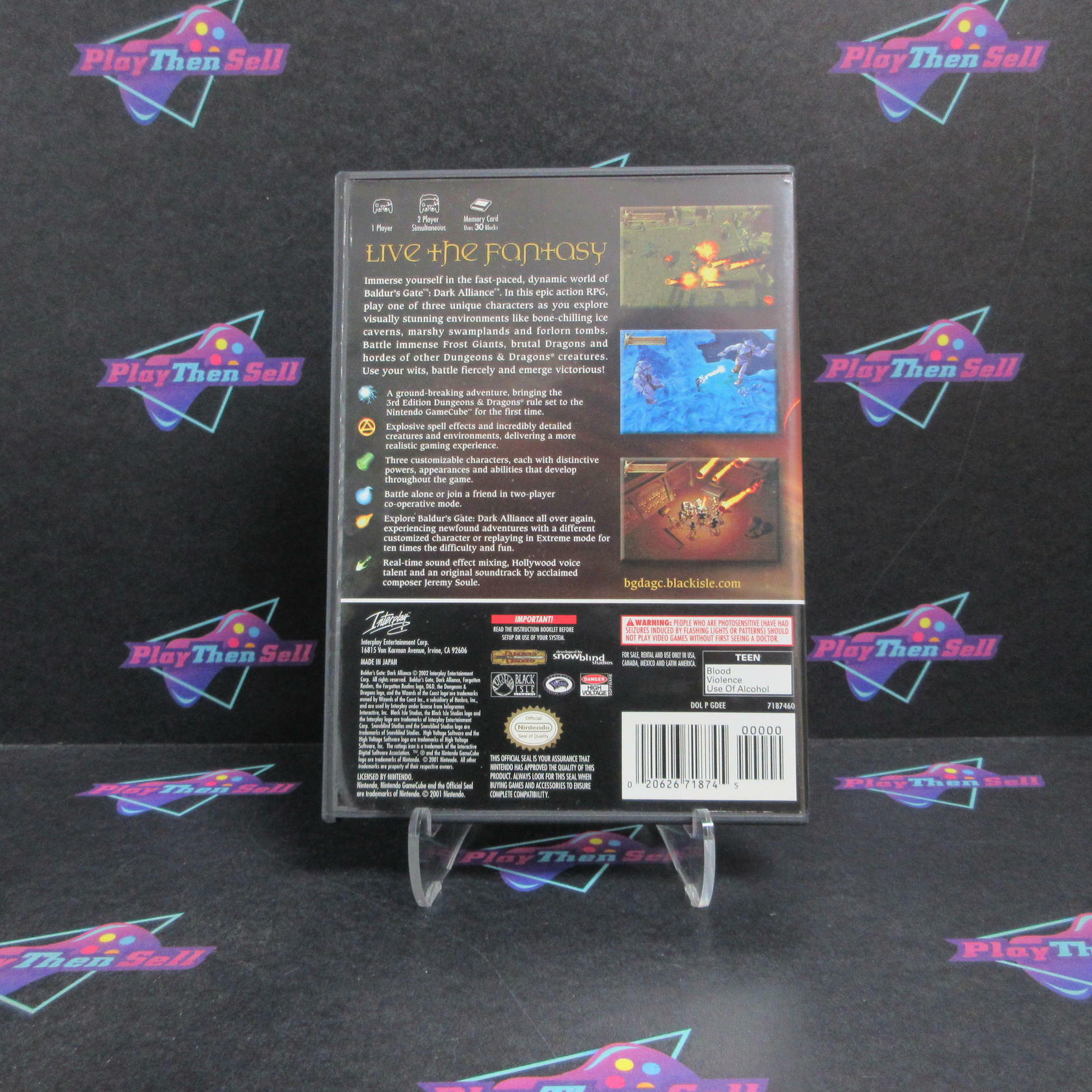 Baldur's Gate Dark Alliance Nintendo GameCube - Very Good