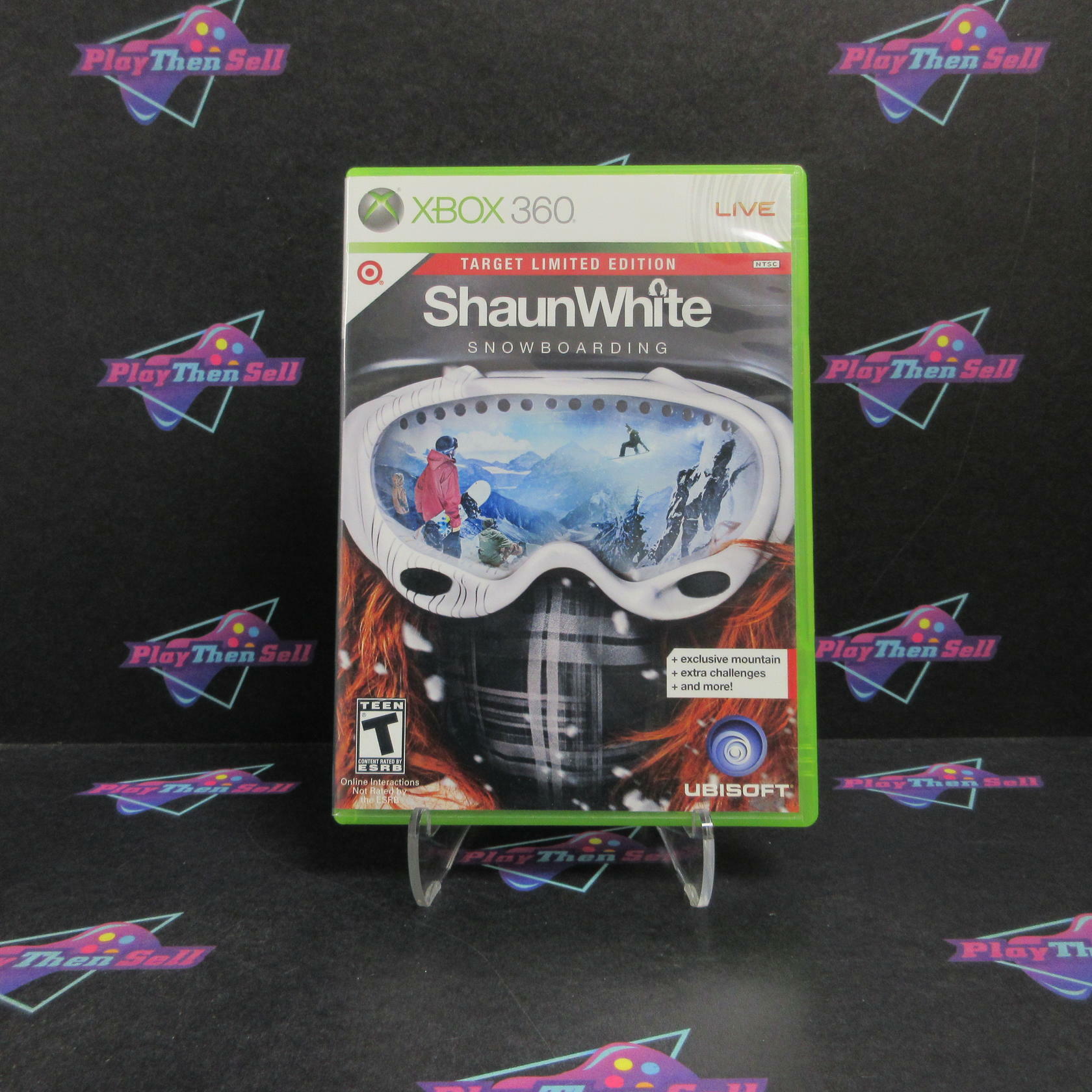 Shaun White Snowboarding Target Limited Edition Xbox 360 + Sleeve - Very Good