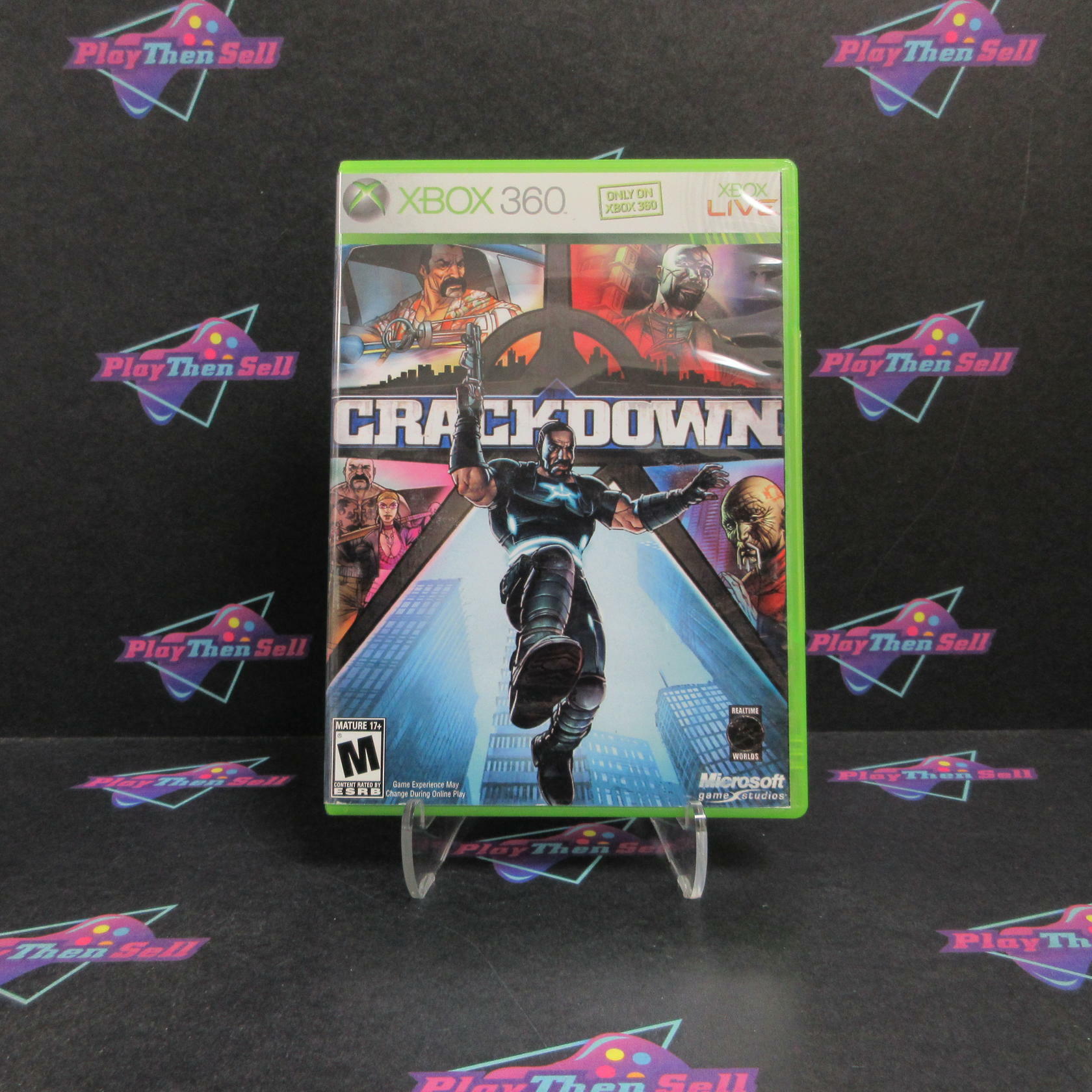 Crackdown Xbox 360 Rental Art - Very Good