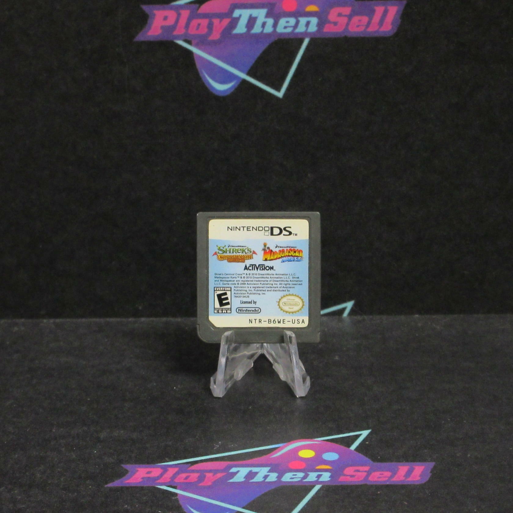 Shrek's Carnival Craze + Madagascar Kartz DS Cartridge / Tested - Very Good