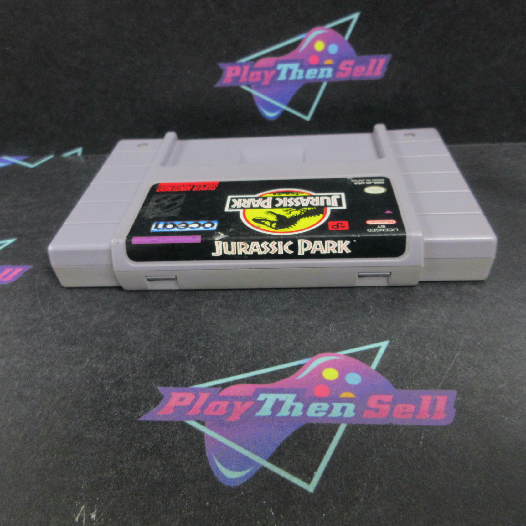 Jurassic Park Super Nintendo SNES Cartridge / Tested - Very Good