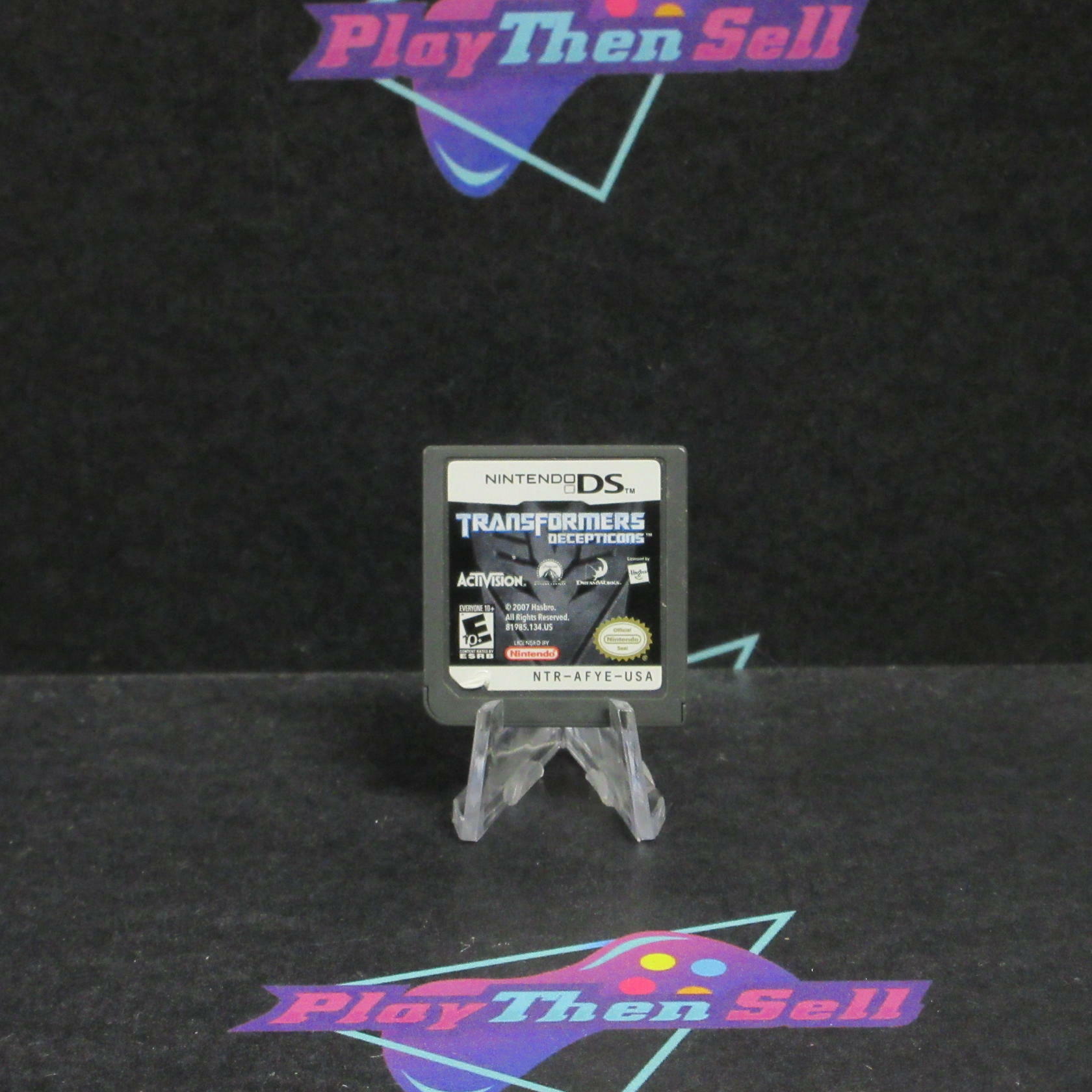 Transformers Decepticons Nintendo DS Cartridge / Tested - Very Good