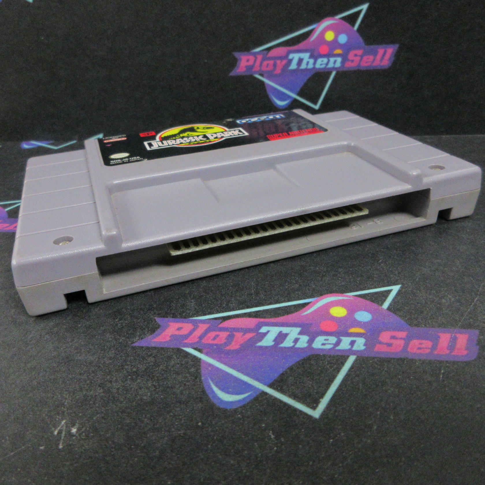 Jurassic Park Super Nintendo SNES Cartridge / Tested - Very Good