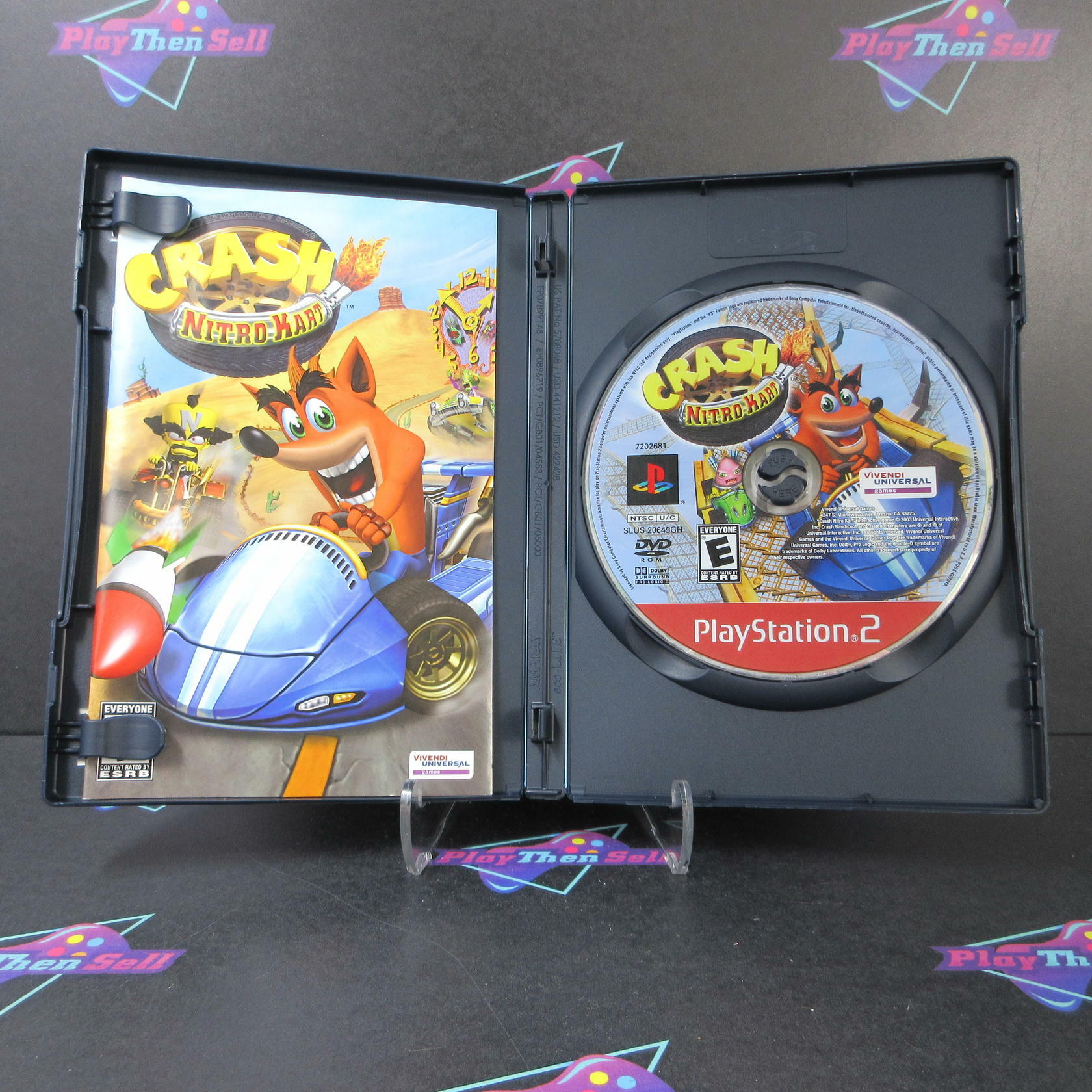 Crash Nitro Kart PS2 PlayStation 2 GH Complete - Very Good
