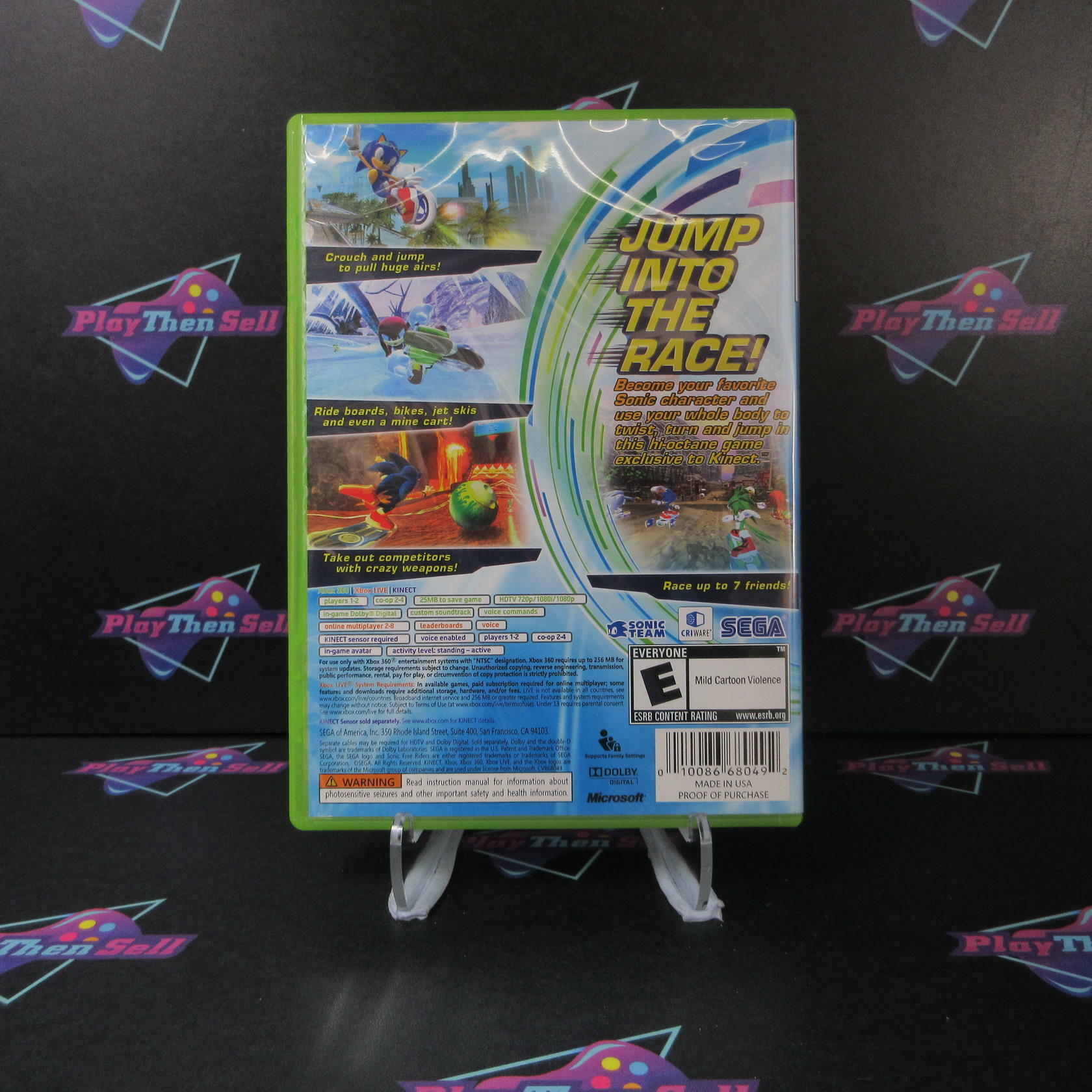 Sonic Free Riders Xbox 360 - Very Good