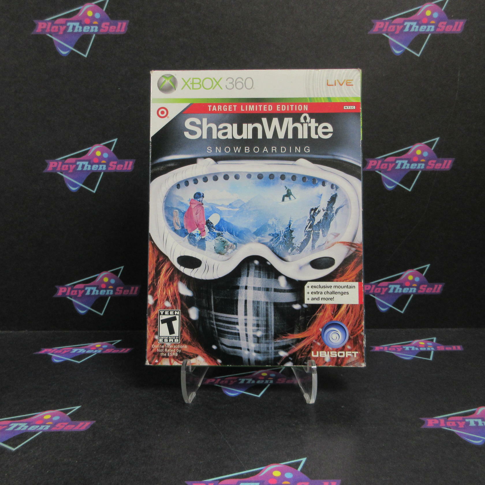 Shaun White Snowboarding Target Limited Edition Xbox 360 + Sleeve - Very Good