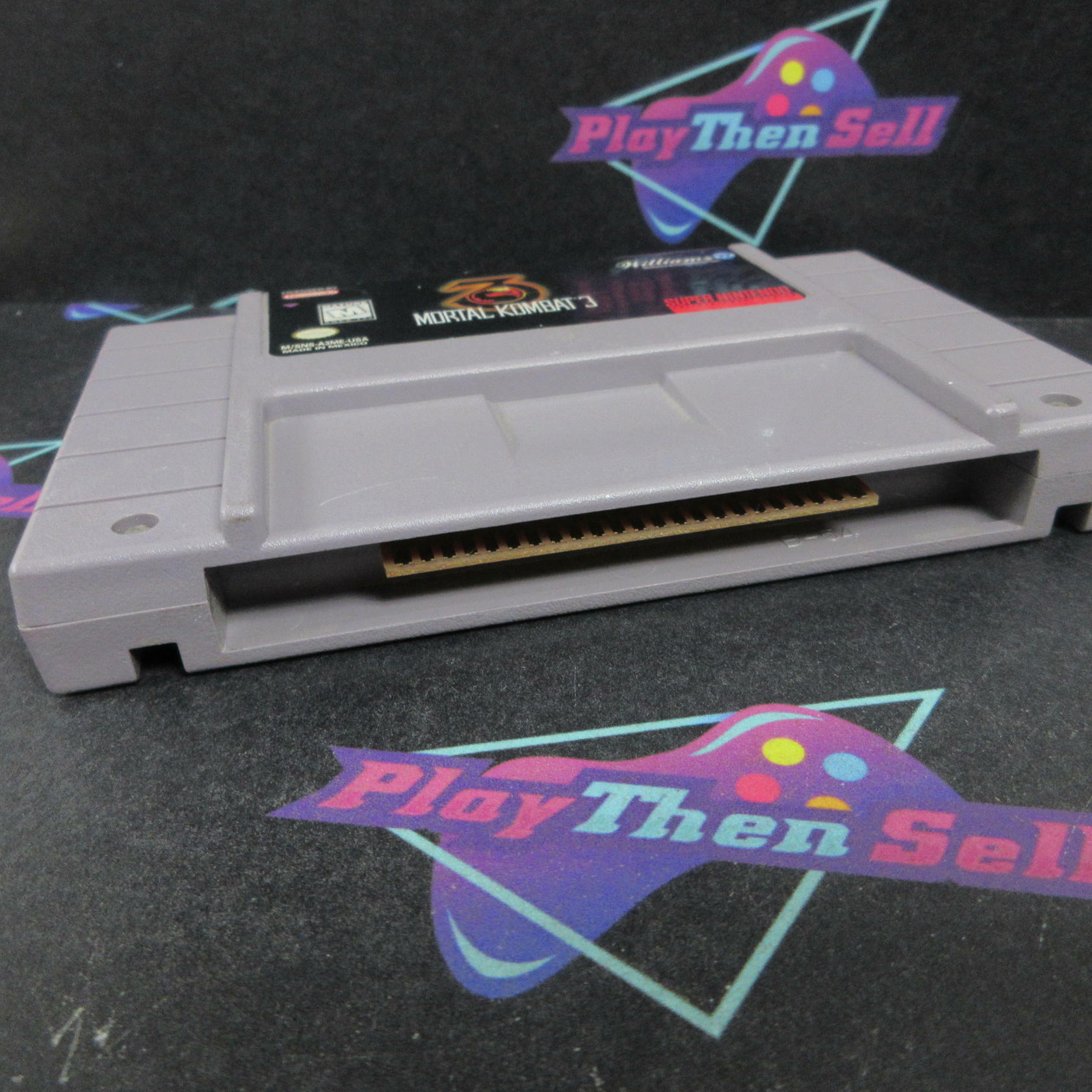 Mortal Kombat 3 Super Nintendo SNES Cartridge / Tested - Very Good