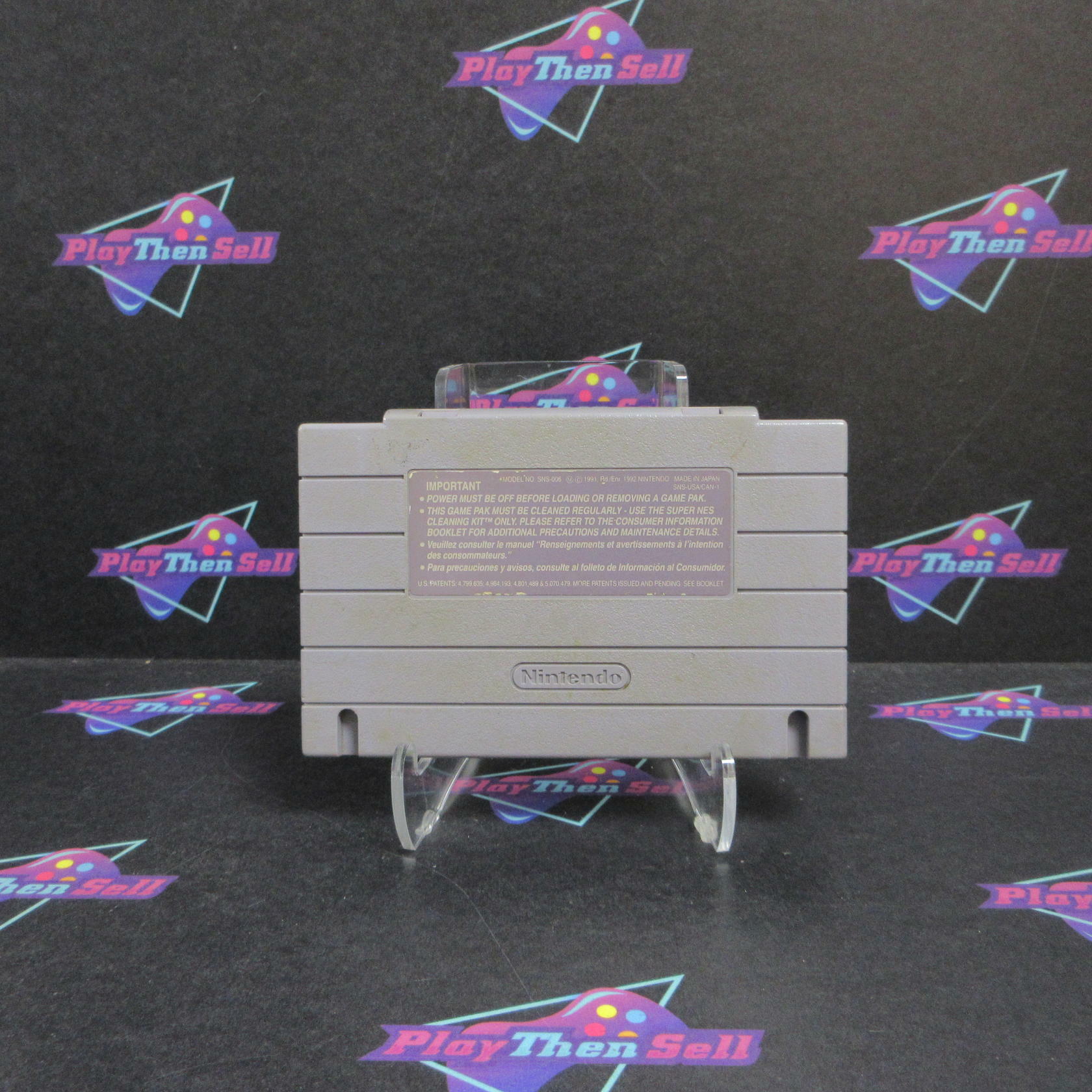 Mortal Kombat Super Nintendo SNES Cartridge / Tested - Very Good